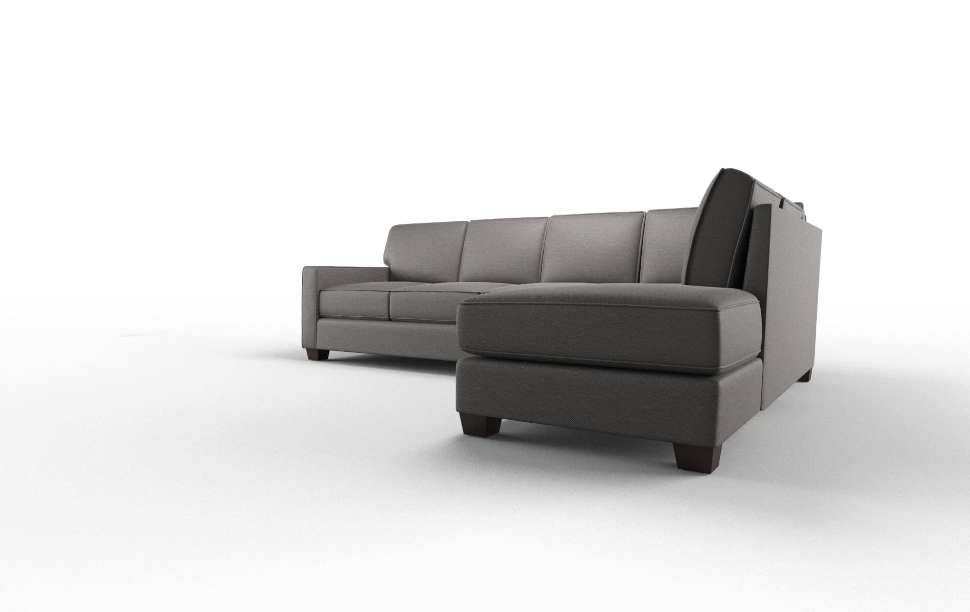 Chicago Oscar Grey Panel espresso legs 4