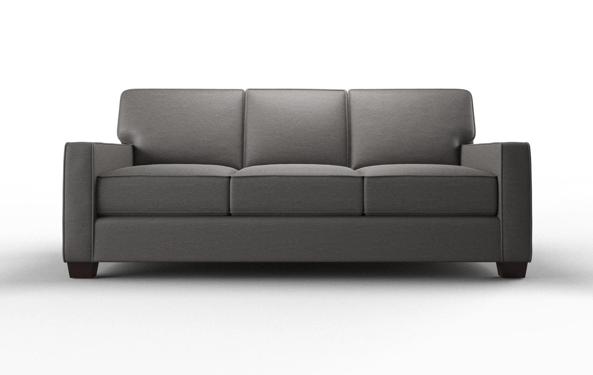 Chicago Oscar Grey Sofa espresso legs 1