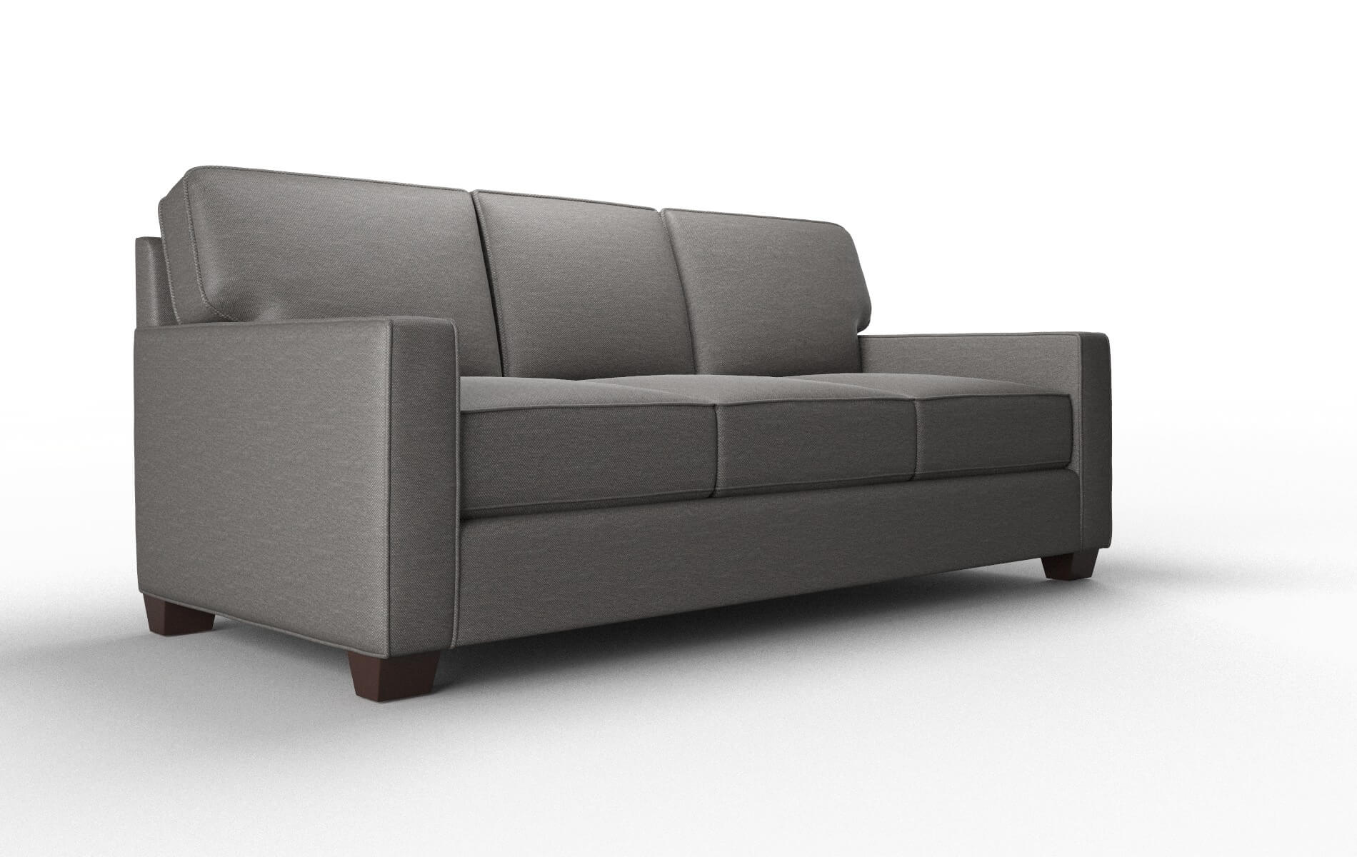 Chicago Oscar Grey Sofa espresso legs 2