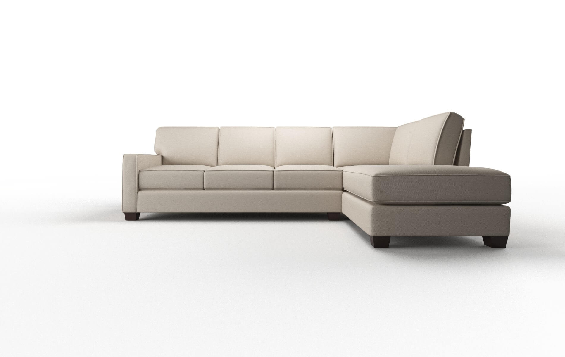 Chicago Oscar Linen Panel espresso legs 1