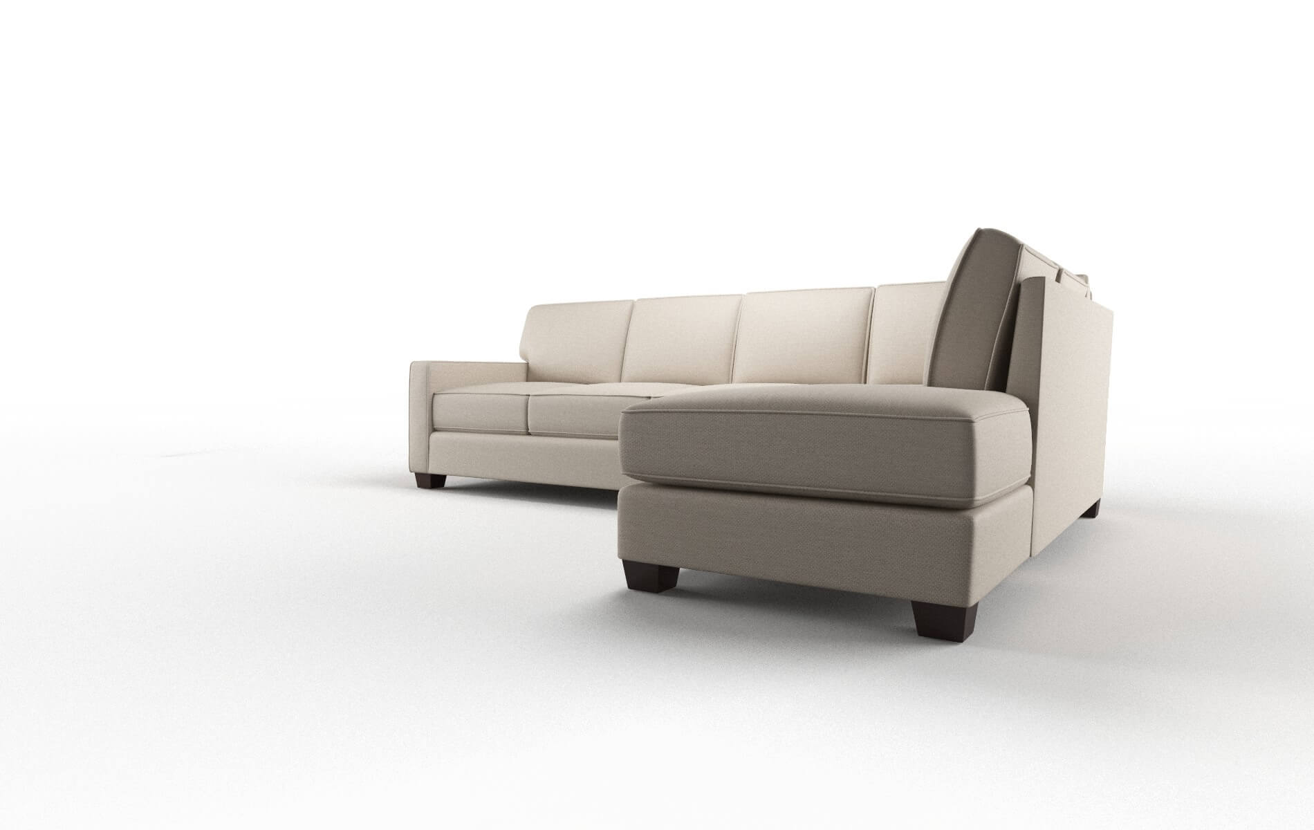 Chicago Oscar Linen Panel espresso legs 4