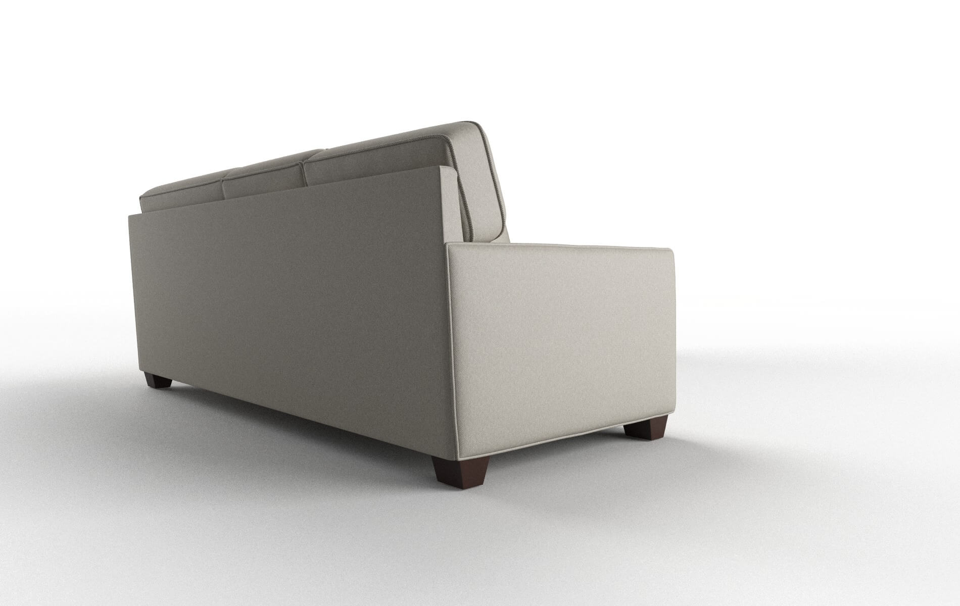 Chicago Oscar Silver Sectional espresso legs 3