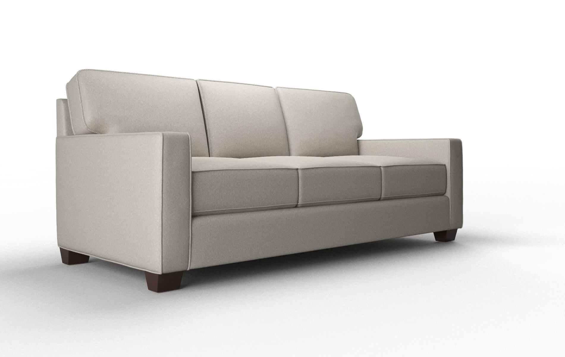 Chicago Oscar Silver Sofa espresso legs 2