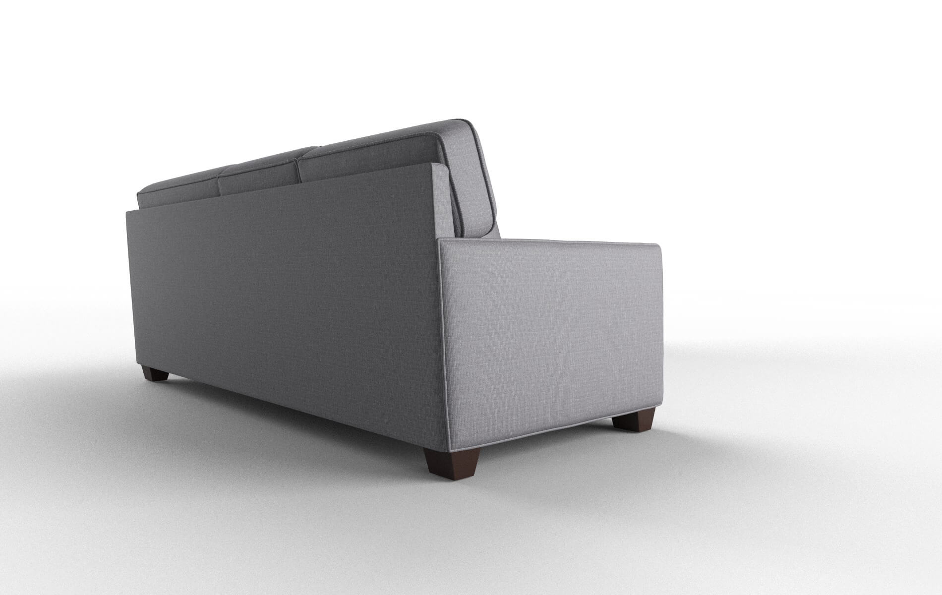 Chicago Parker Ash Sectional espresso legs 3