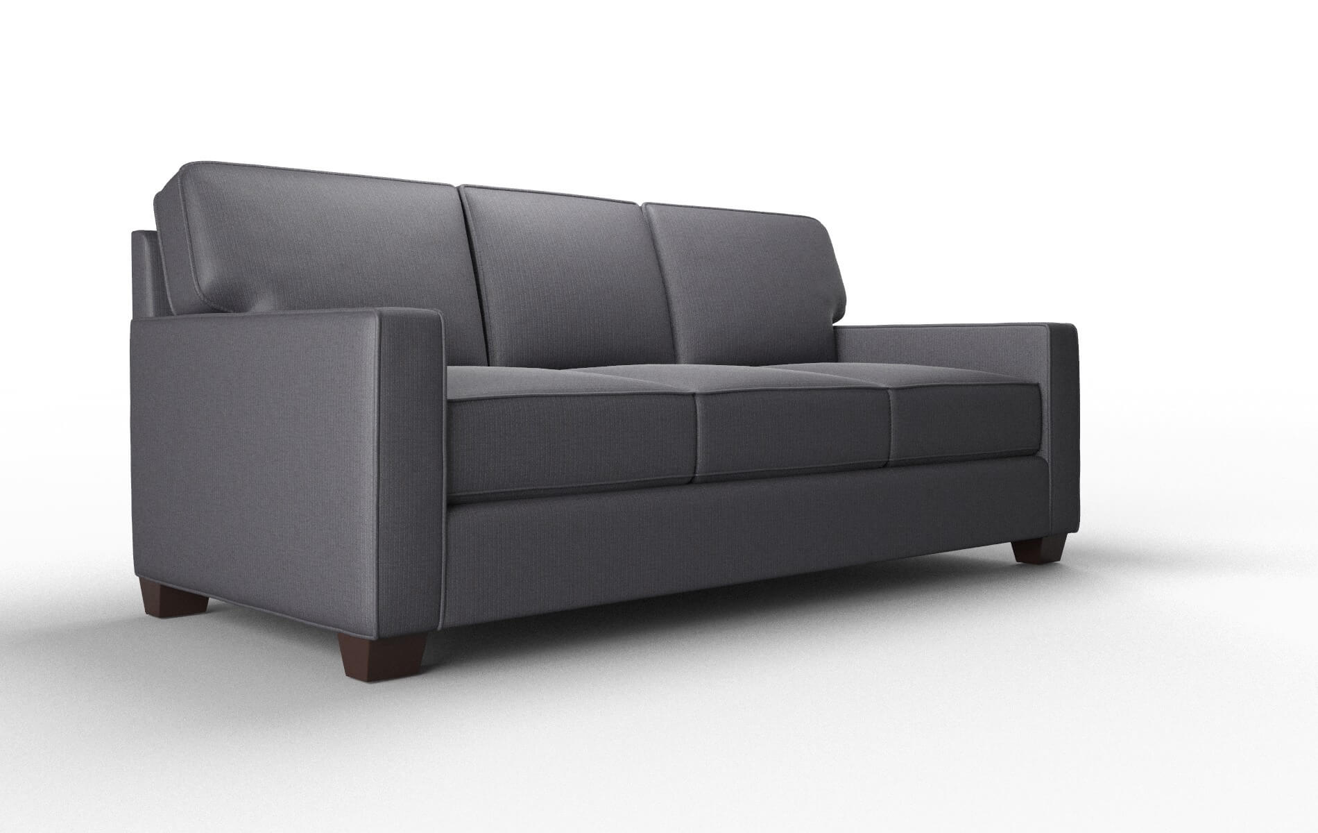Chicago Parker Charcoal Sofa espresso legs 2