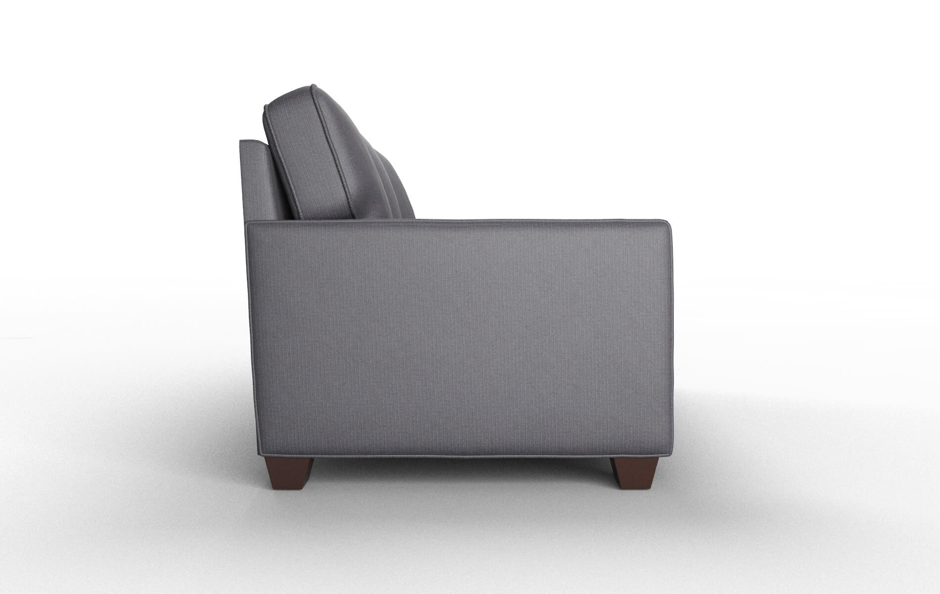 Chicago Parker Charcoal Sofa espresso legs 3