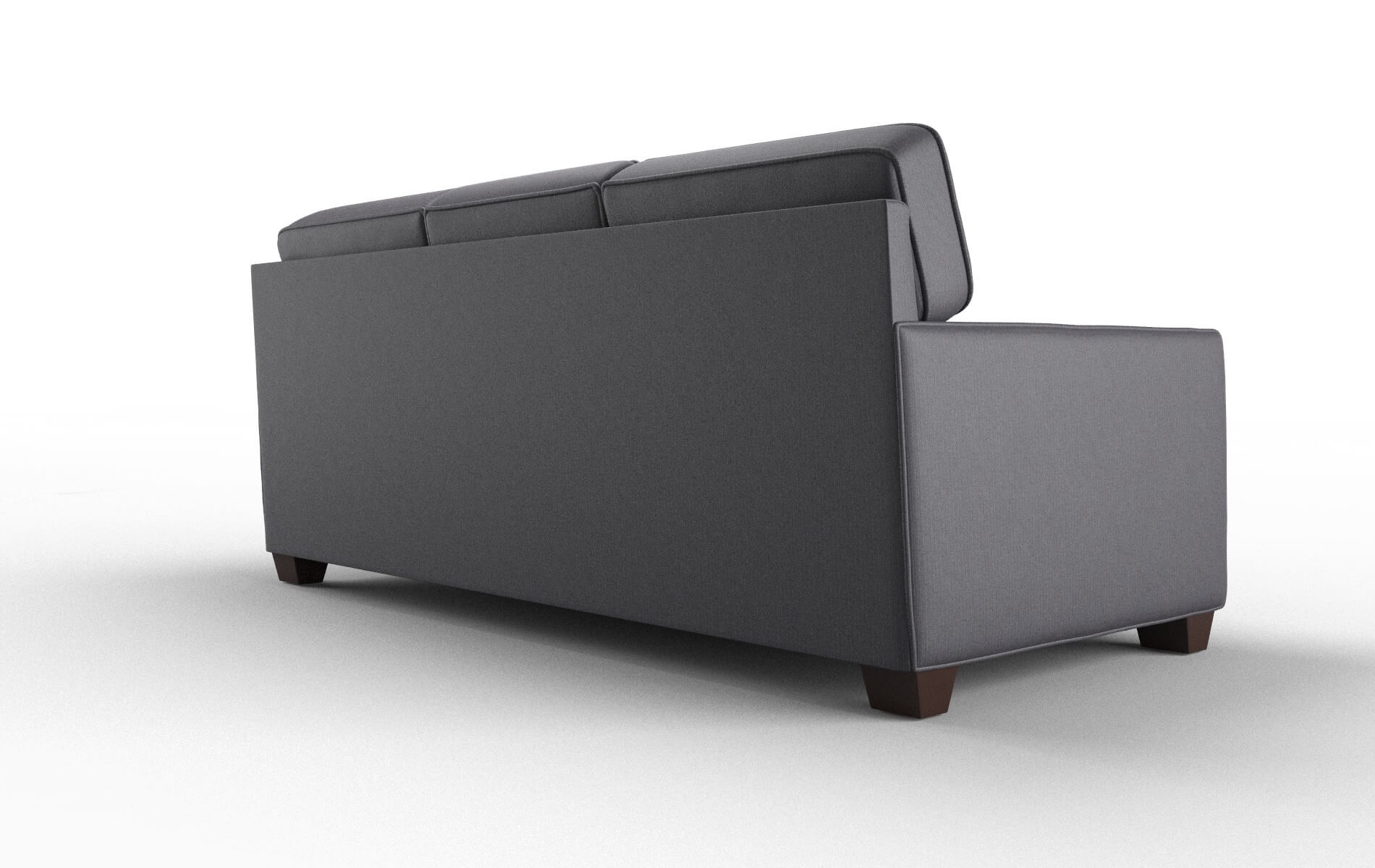 Chicago Parker Charcoal Sofa espresso legs 5