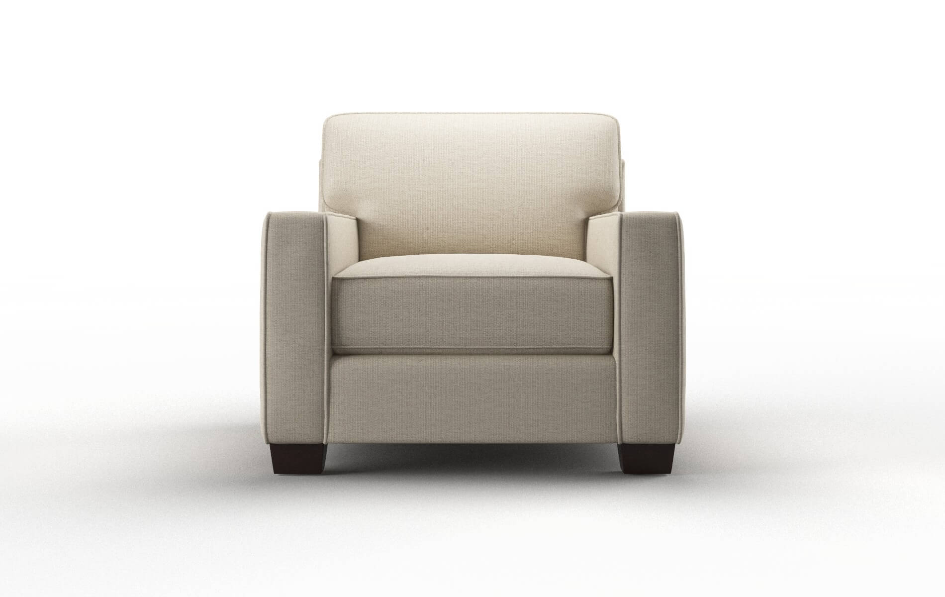 Chicago Parker Linen Chair espresso legs 1