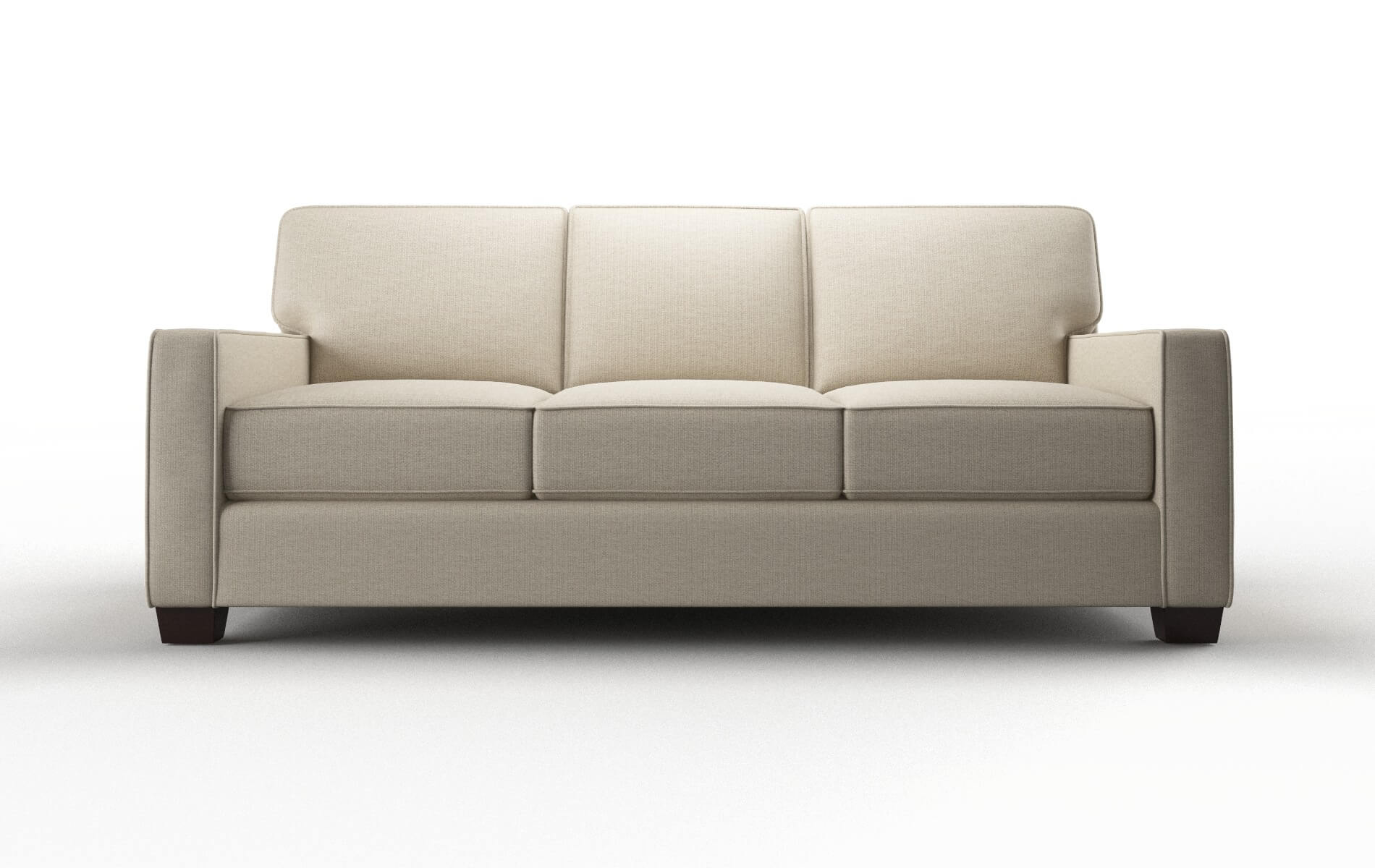 Chicago Parker Linen Sofa espresso legs 1