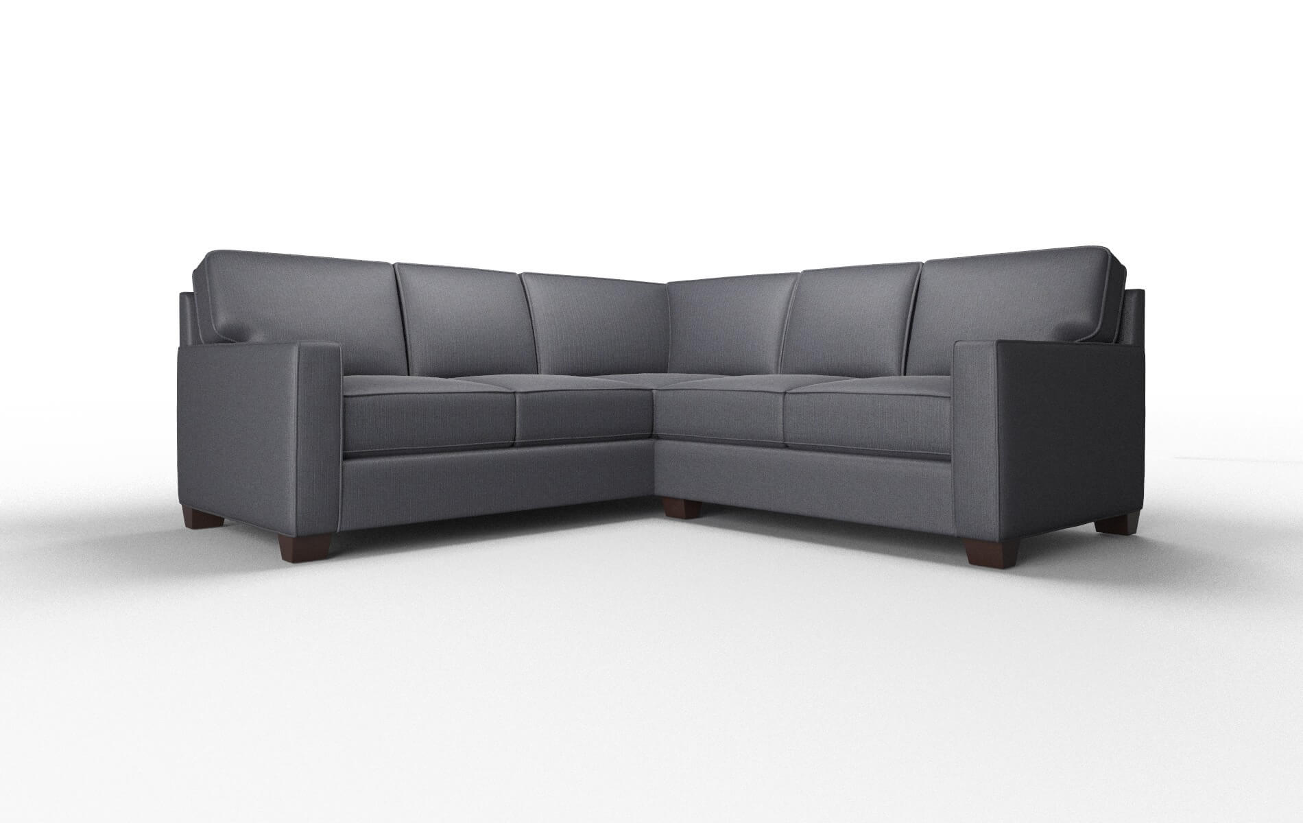 Chicago Parker Midnight Sectional espresso legs 1