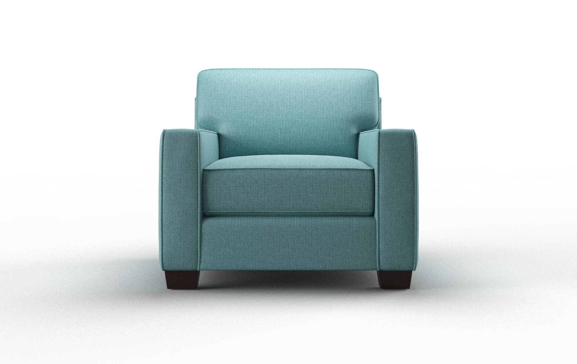 Chicago Parker Turquoise Chair espresso legs 1