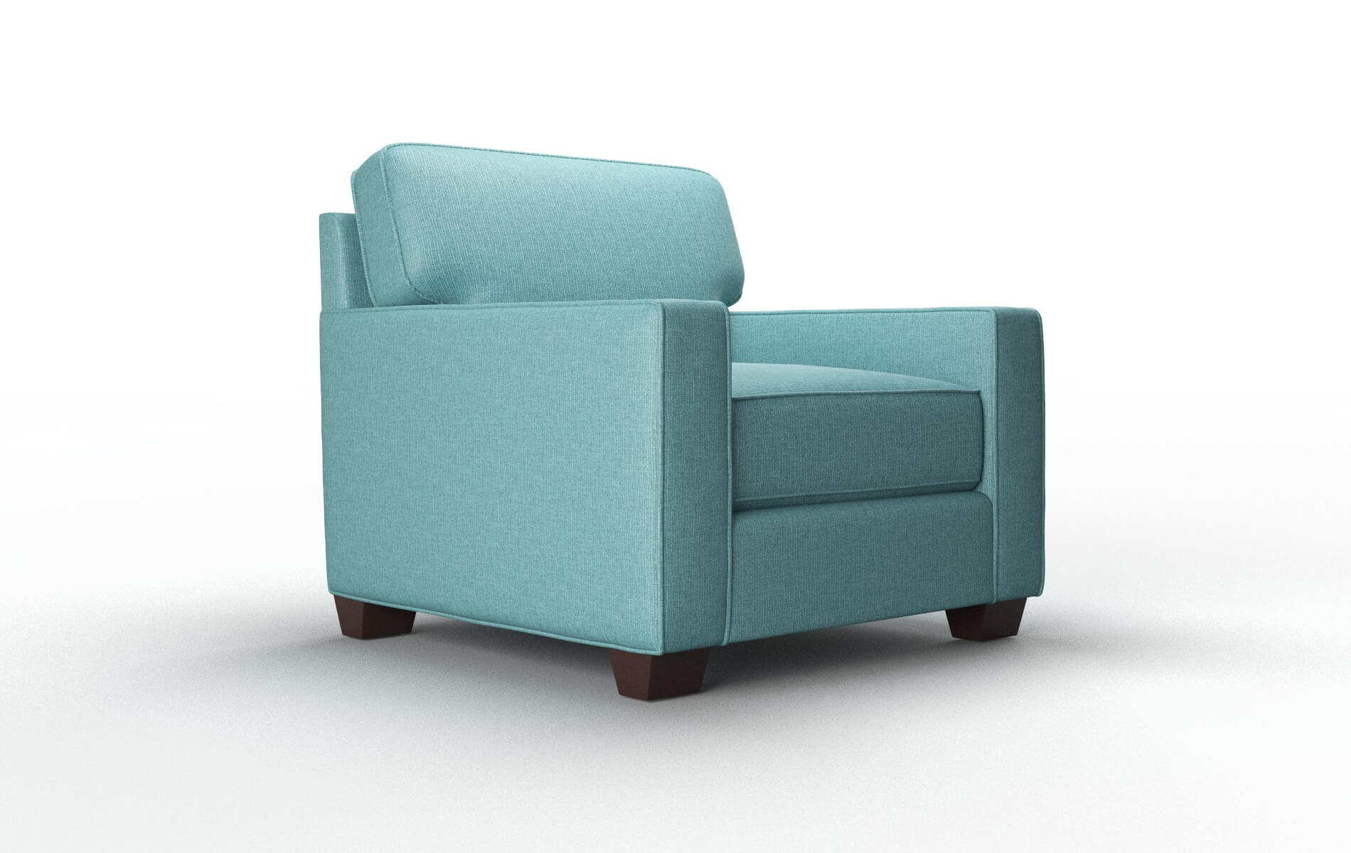 Chicago Parker Turquoise Chair espresso legs 2
