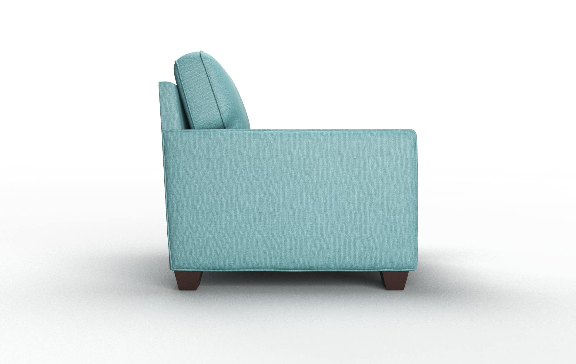 Chicago Parker Turquoise Chair espresso legs 3