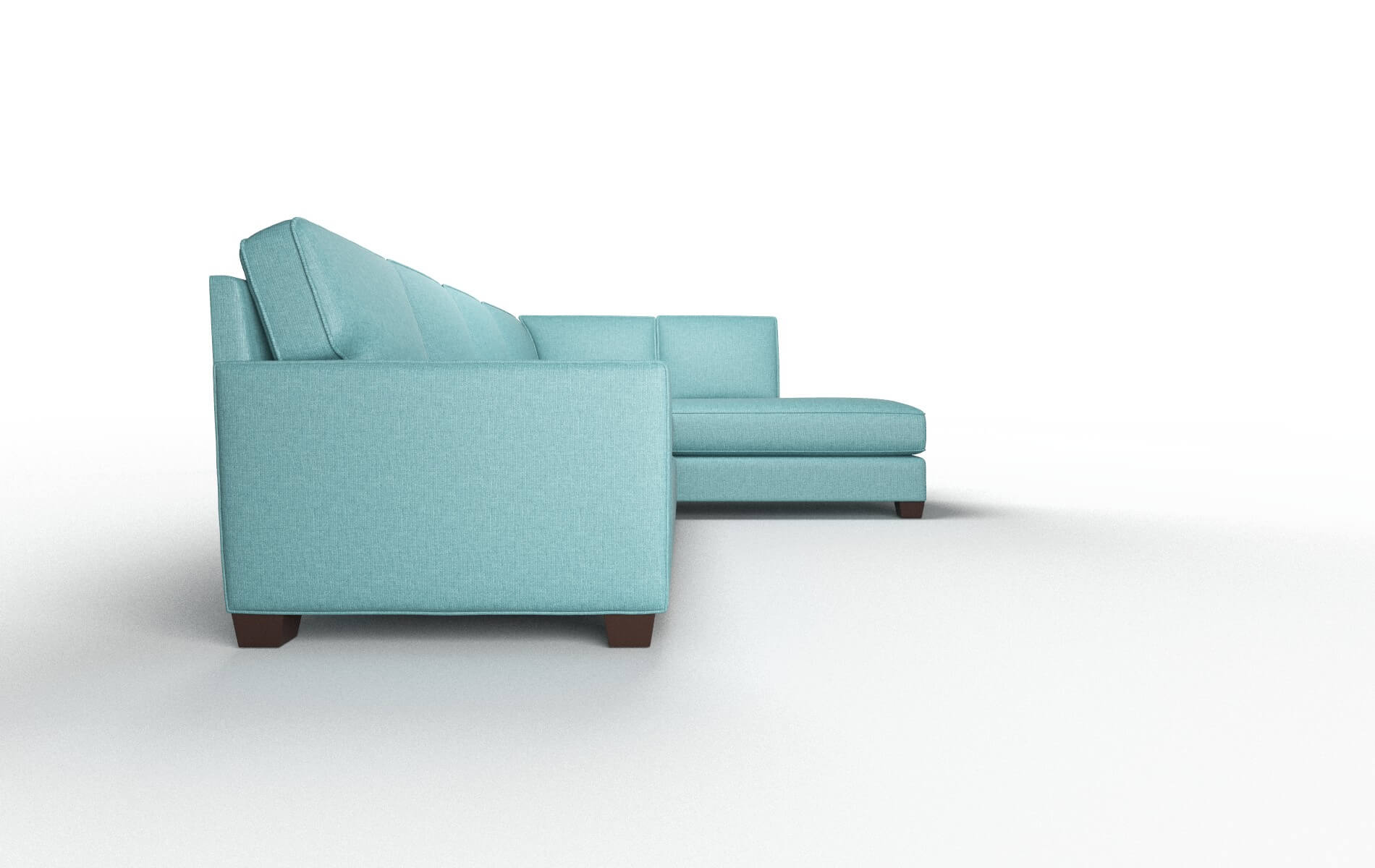 Chicago Parker Turquoise Panel espresso legs 3