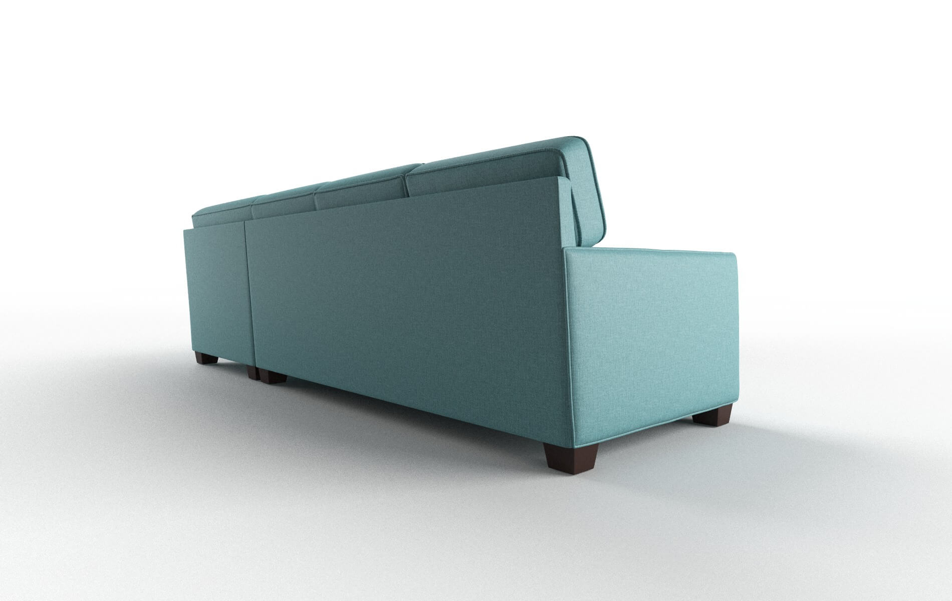 Chicago Parker Turquoise Panel espresso legs 5