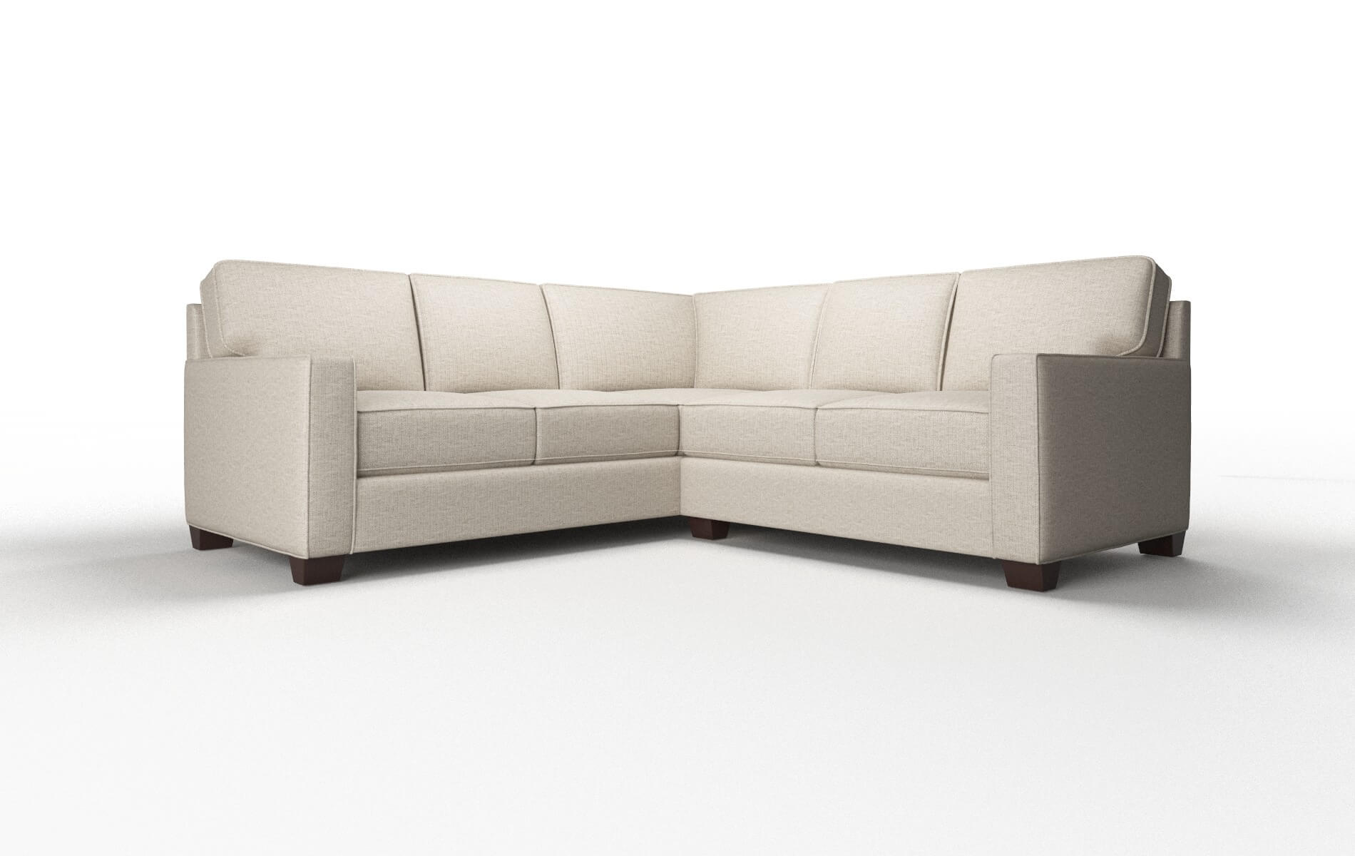 Chicago Parker Wheat Sectional espresso legs 1