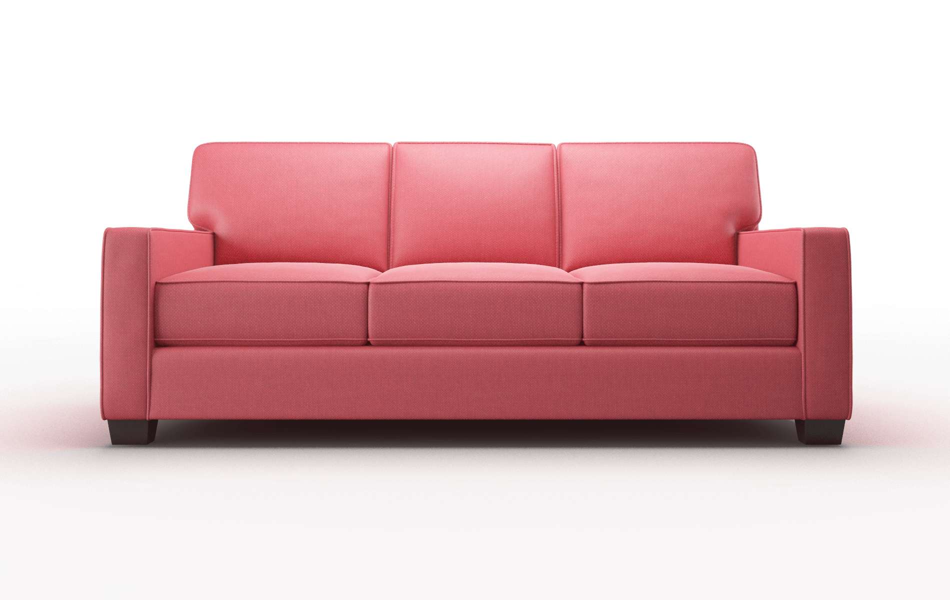 Chicago Pauline Ruby Sofa espresso legs 1