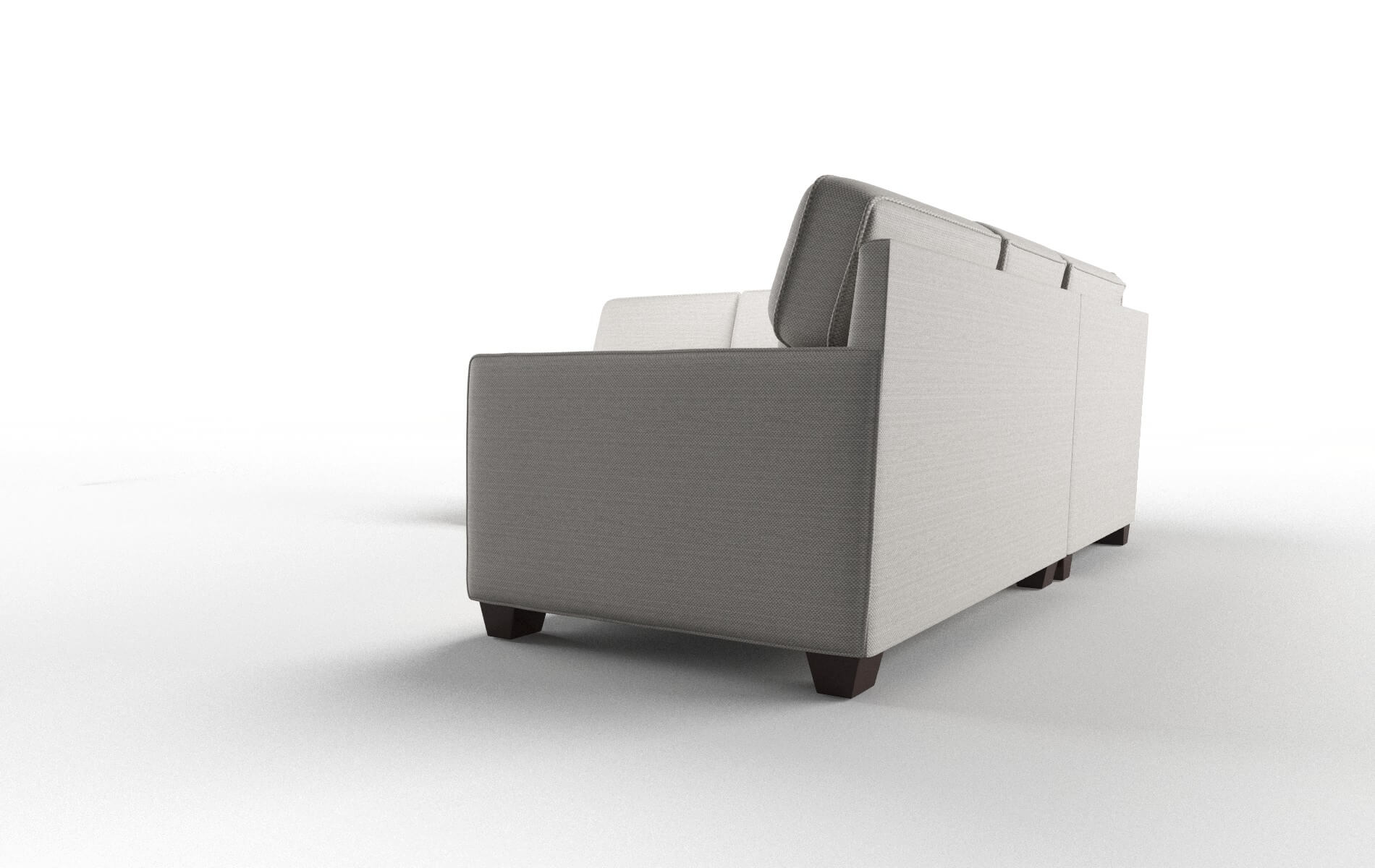 Chicago Phoenix Silver Sectional espresso legs 4