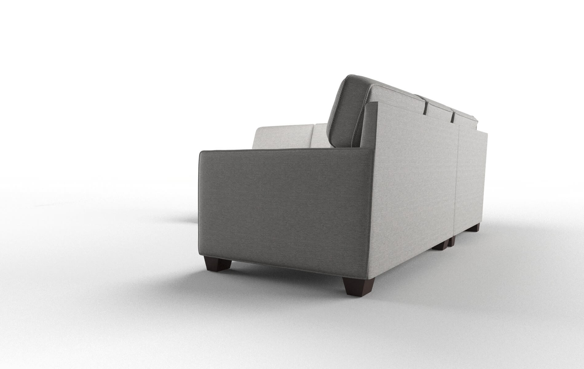 Chicago Phoenix Smoke Sectional espresso legs 4