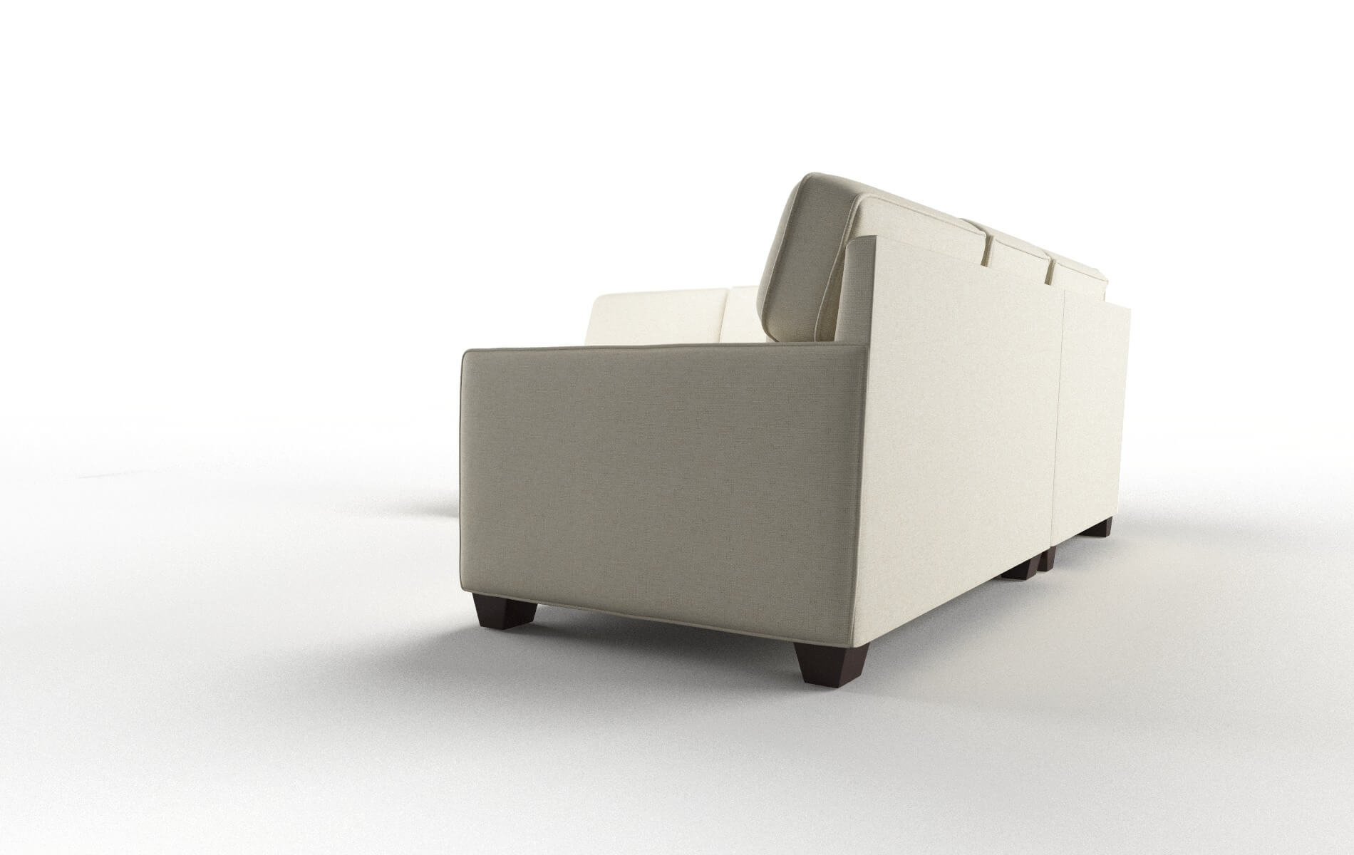 Chicago Redondo Oyster Sectional espresso legs 4