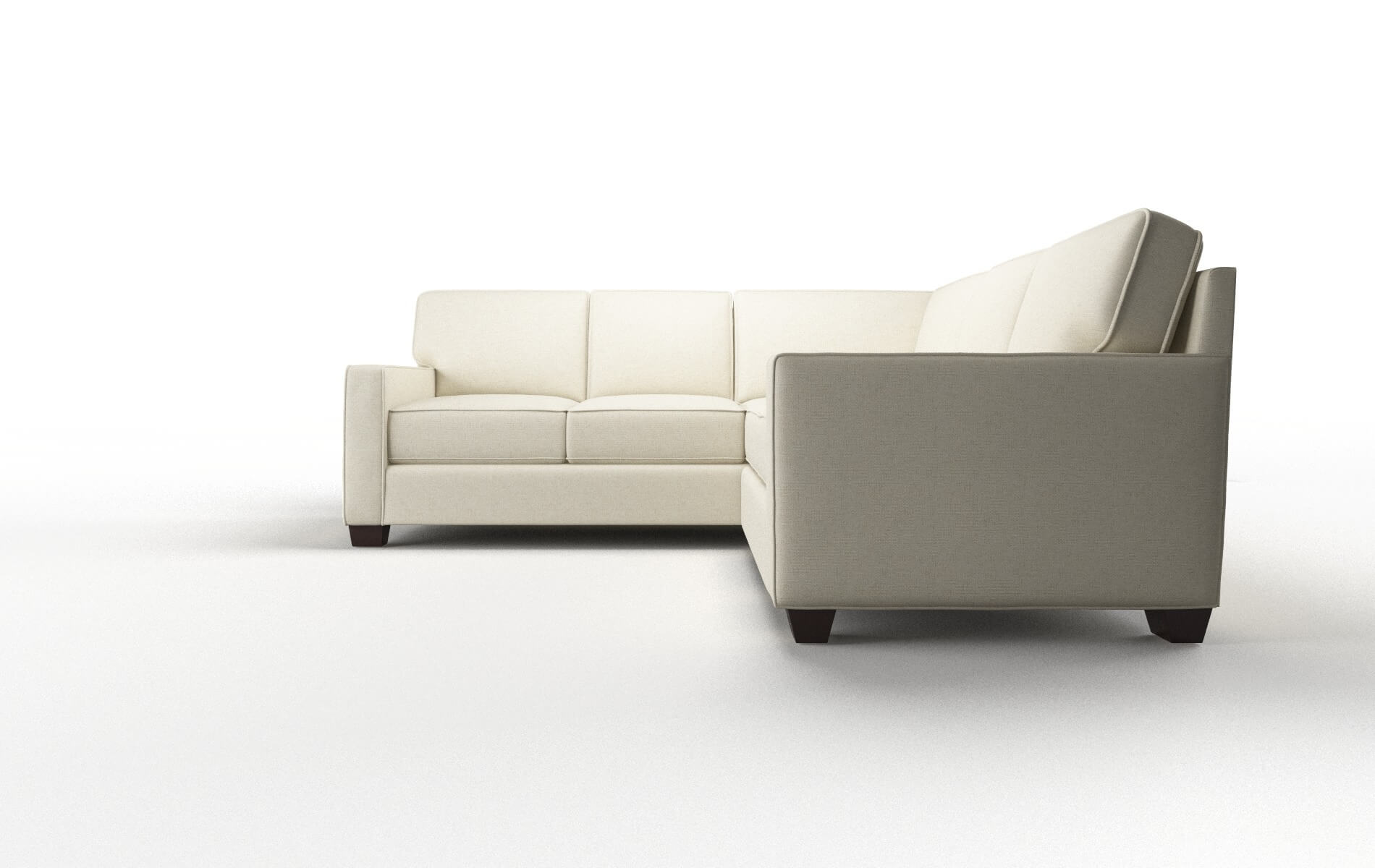 Chicago Redondo Oyster Sectional espresso legs 5