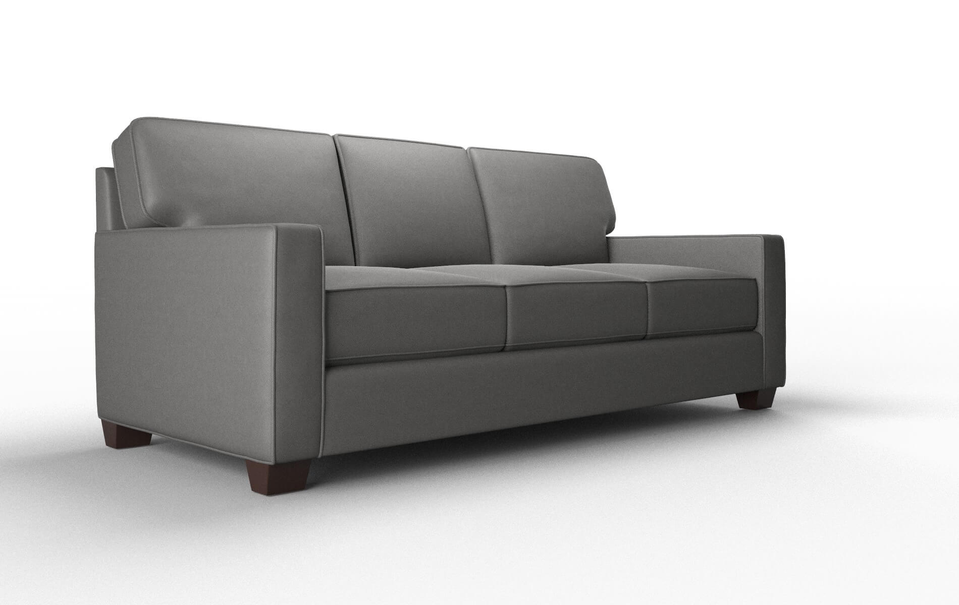 Chicago Rocket Charcoal Sofa espresso legs 2