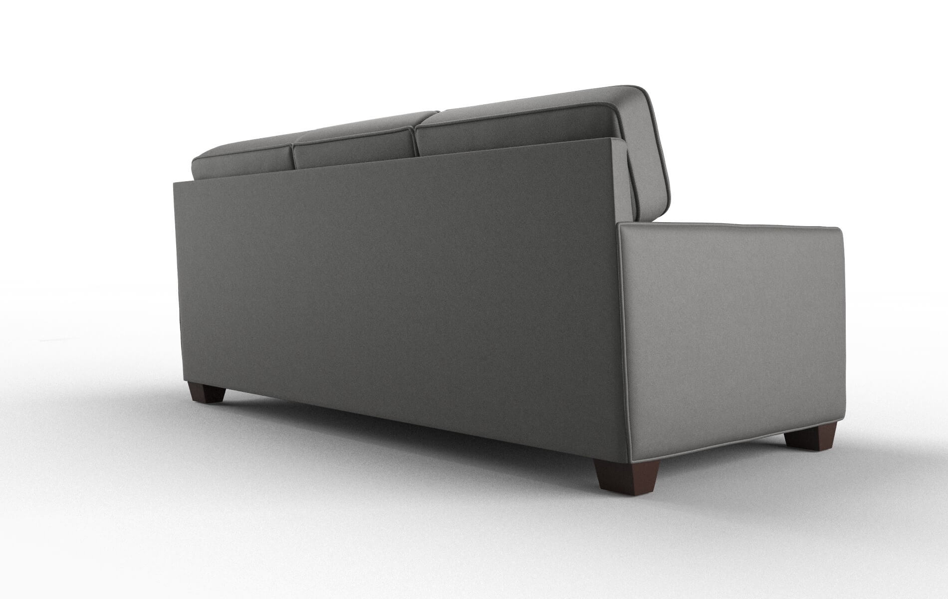 Chicago Rocket Charcoal Sofa espresso legs 5