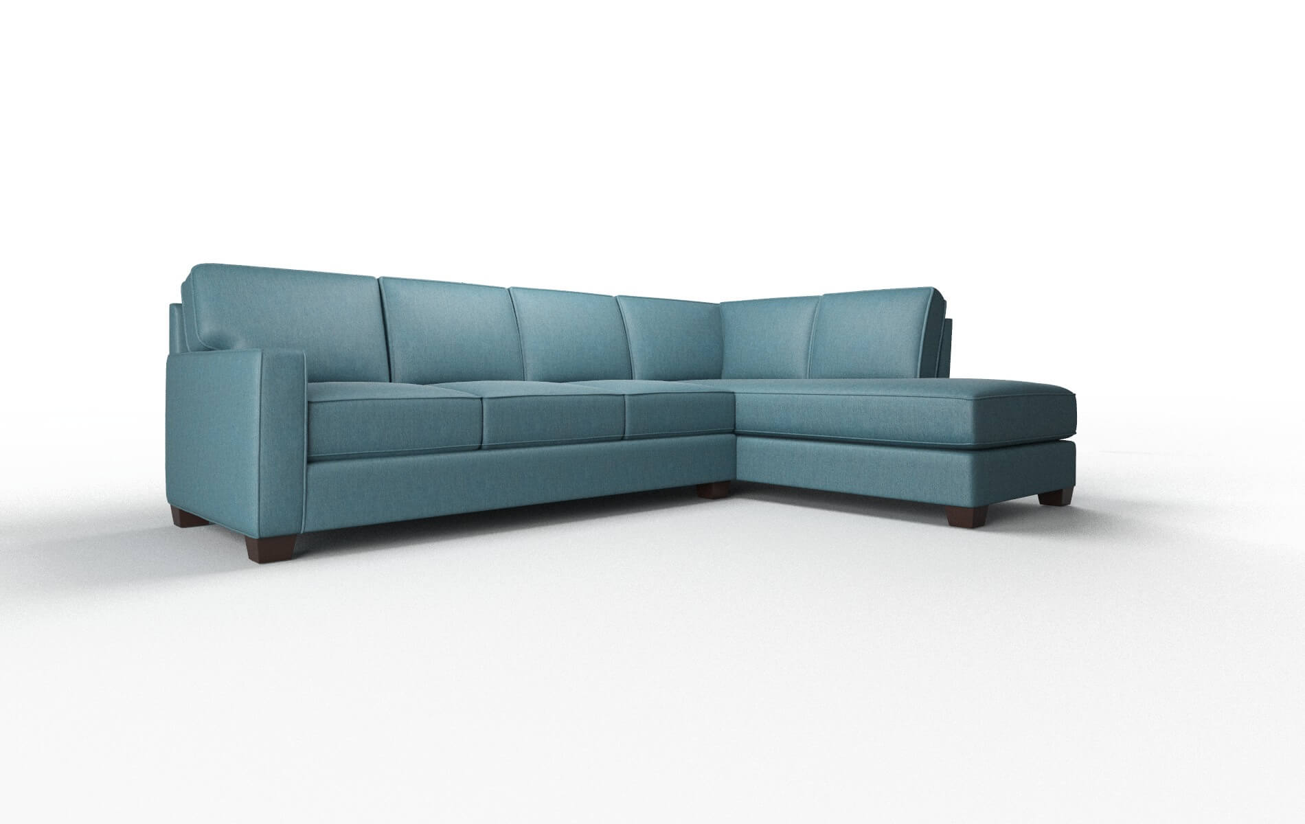 Chicago Royale Electric_blue Panel espresso legs 2