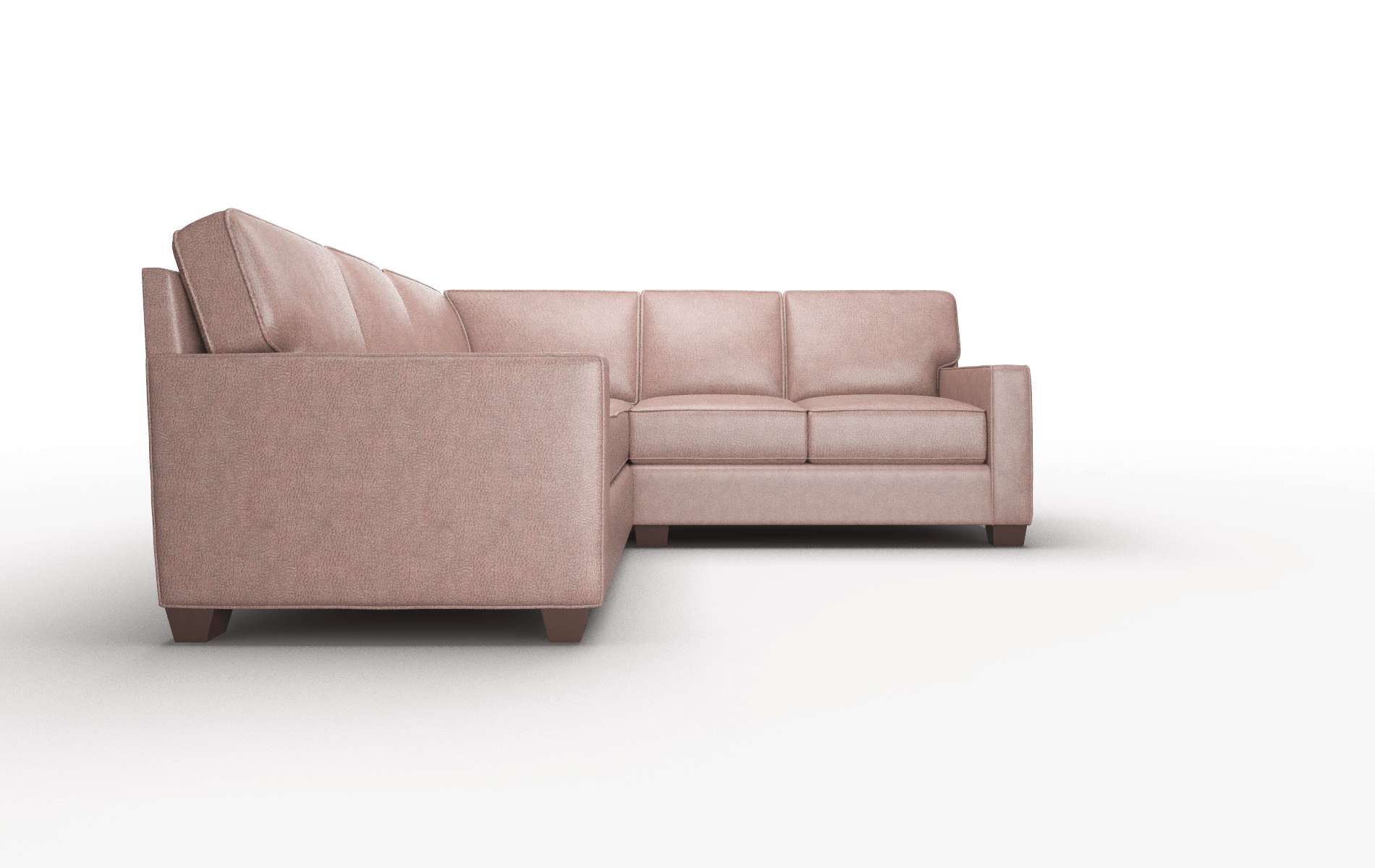Chicago Royale Mocha Sectional espresso legs 2