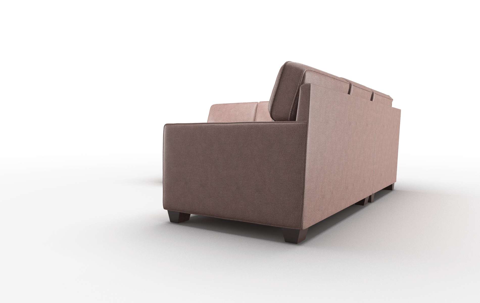 Chicago Royale Mocha Sectional espresso legs 4