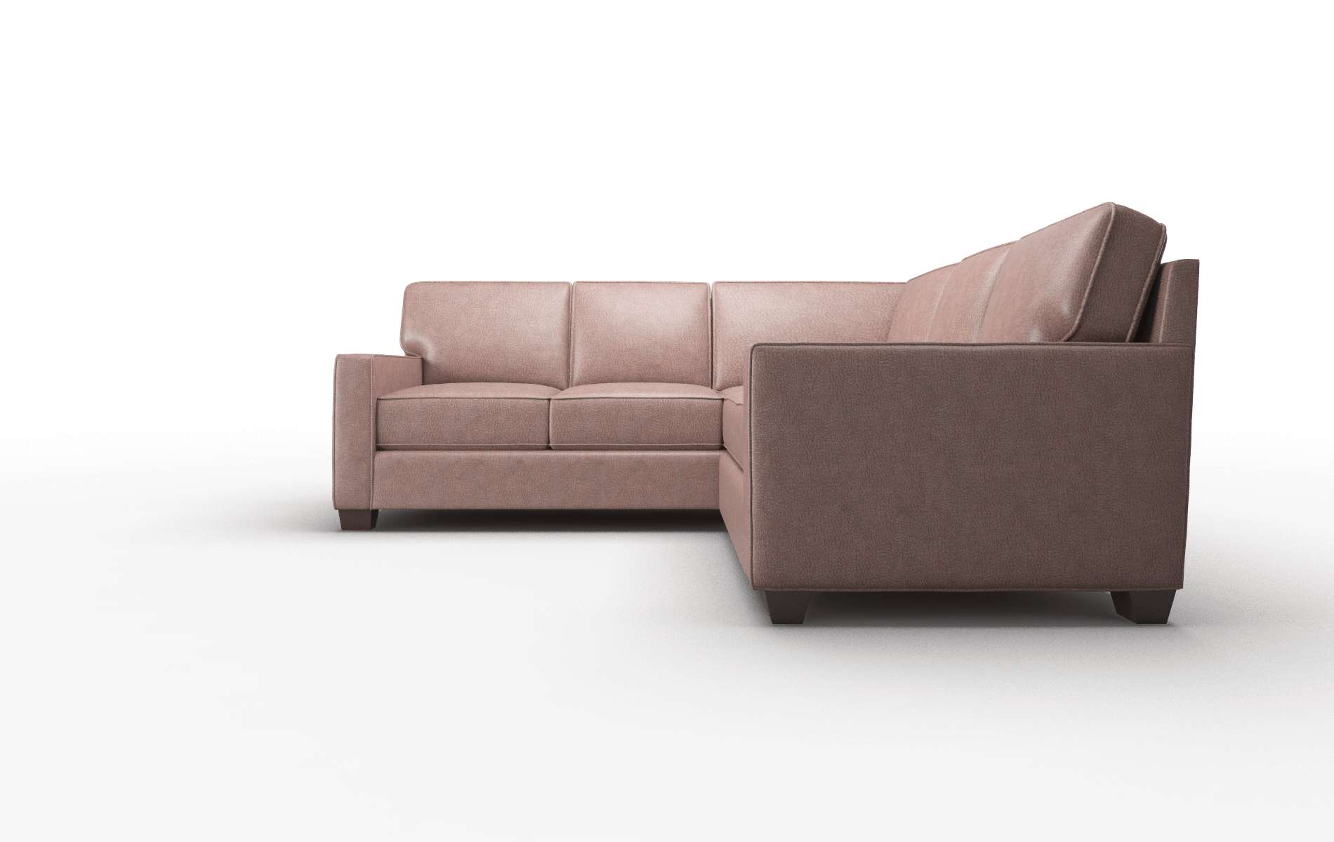 Chicago Royale Mocha Sectional espresso legs 5
