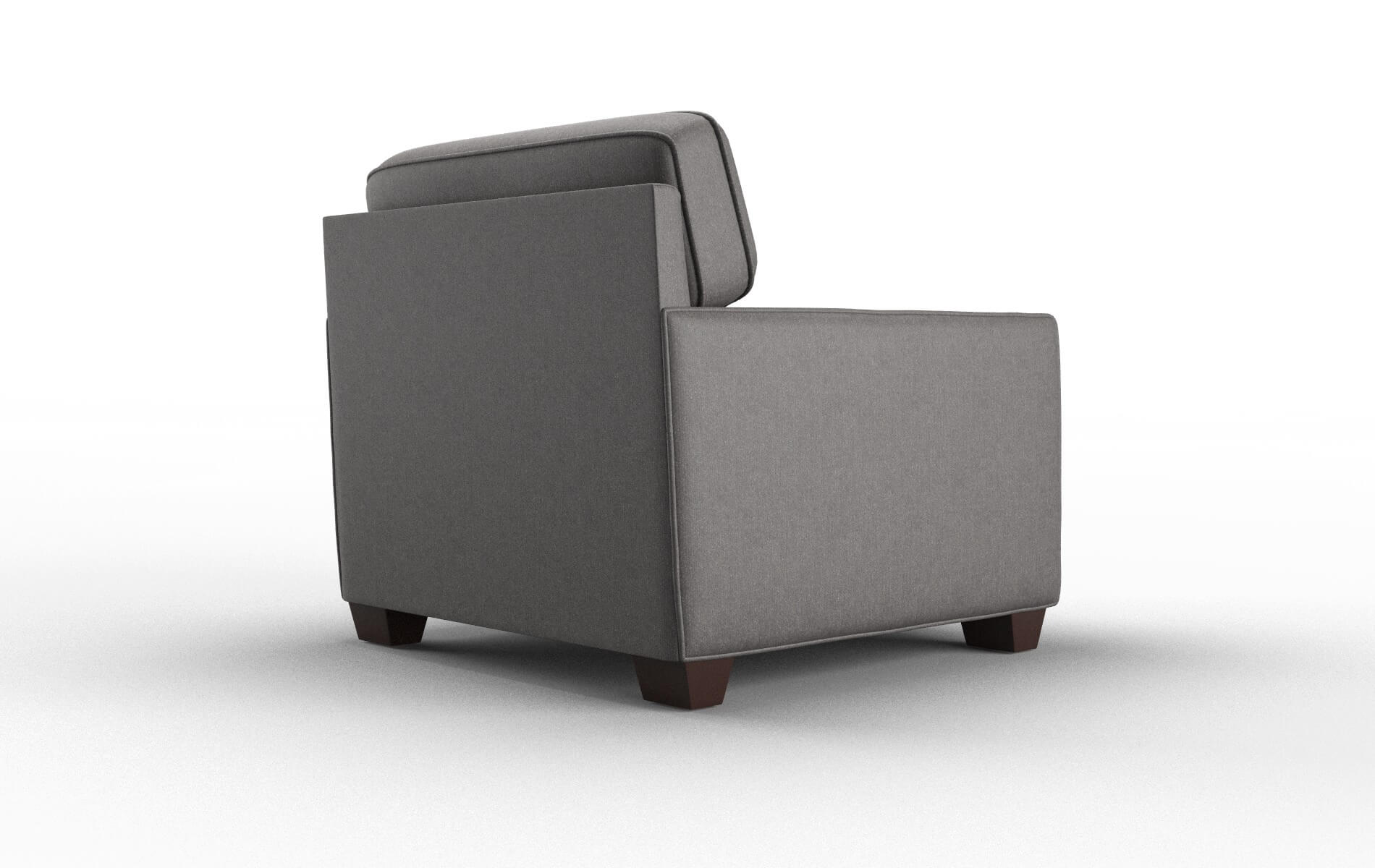 Chicago Sasha Grey Chair espresso legs 5