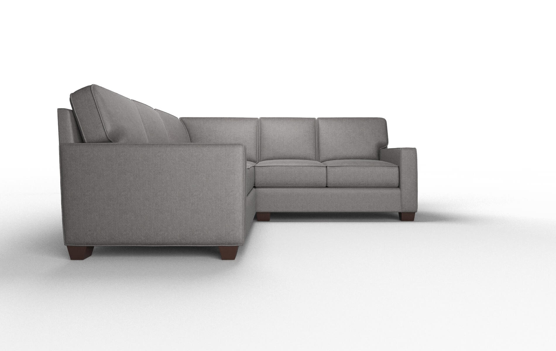 Chicago Sasha Grey Sectional espresso legs 2