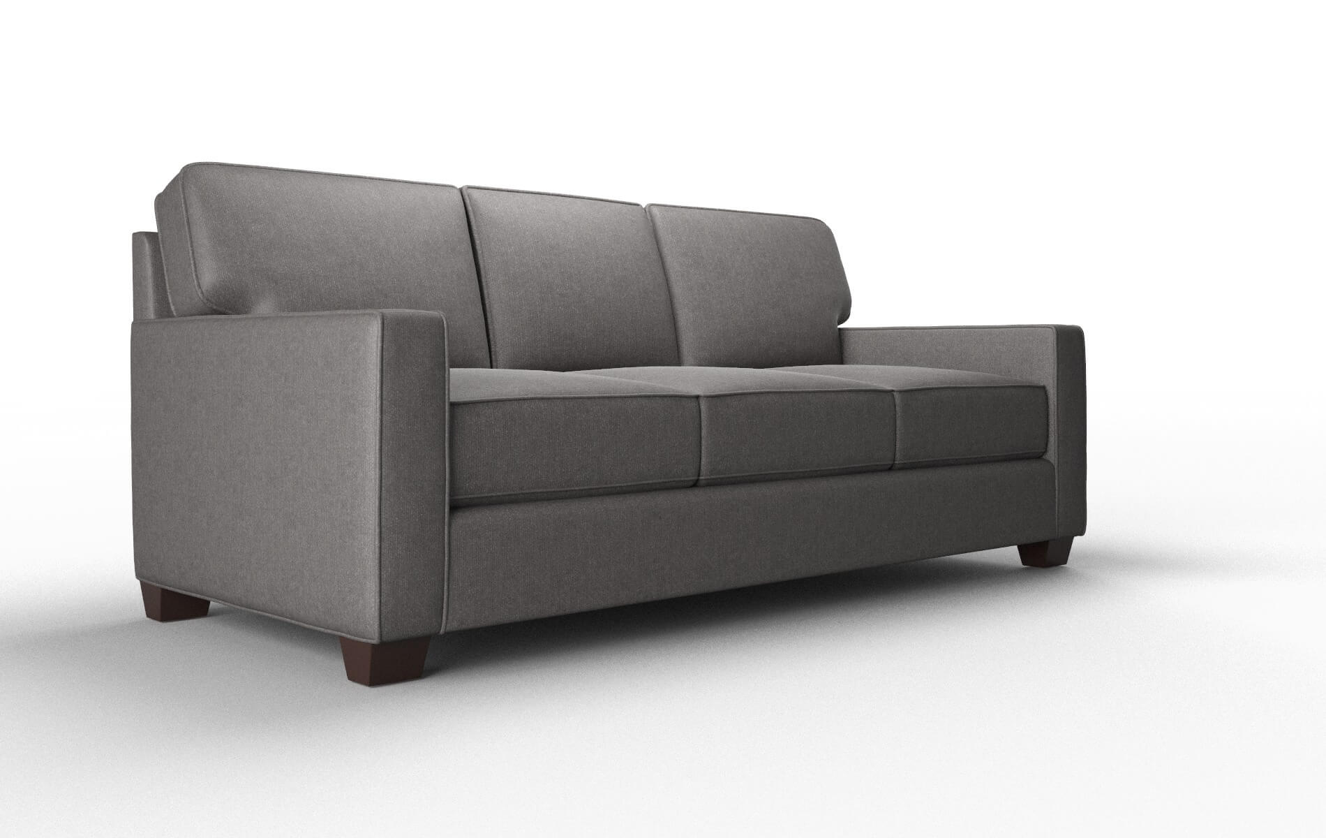 Chicago Sasha Grey Sofa espresso legs 2