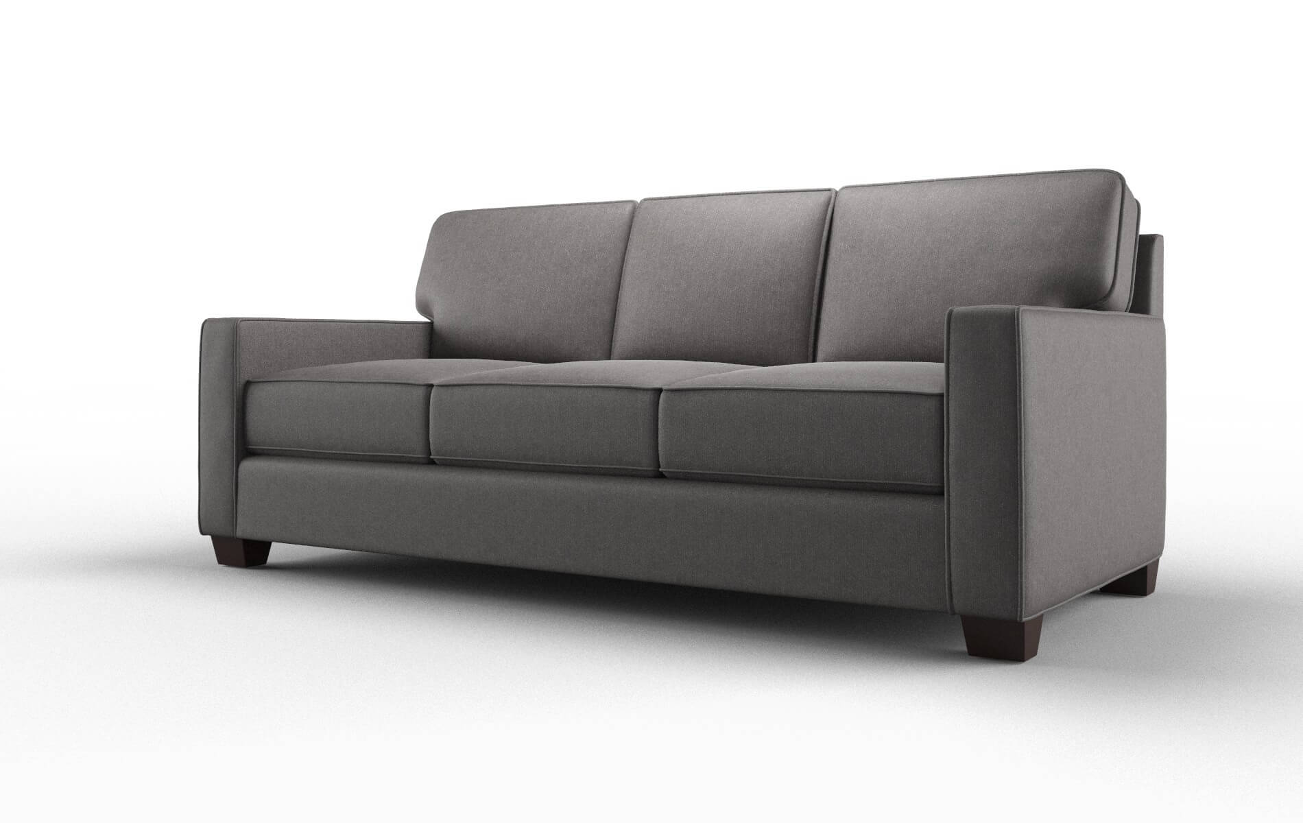 Chicago Sasha Grey Sofa espresso legs 4