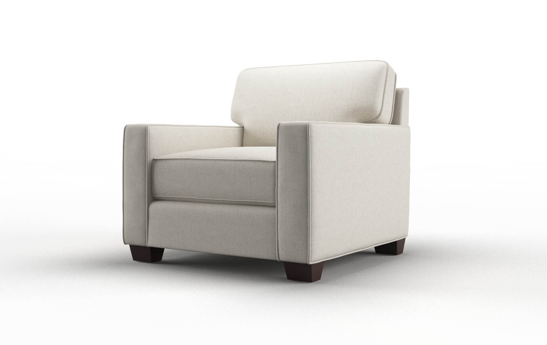 Chicago Sasha Linen Chair espresso legs 4