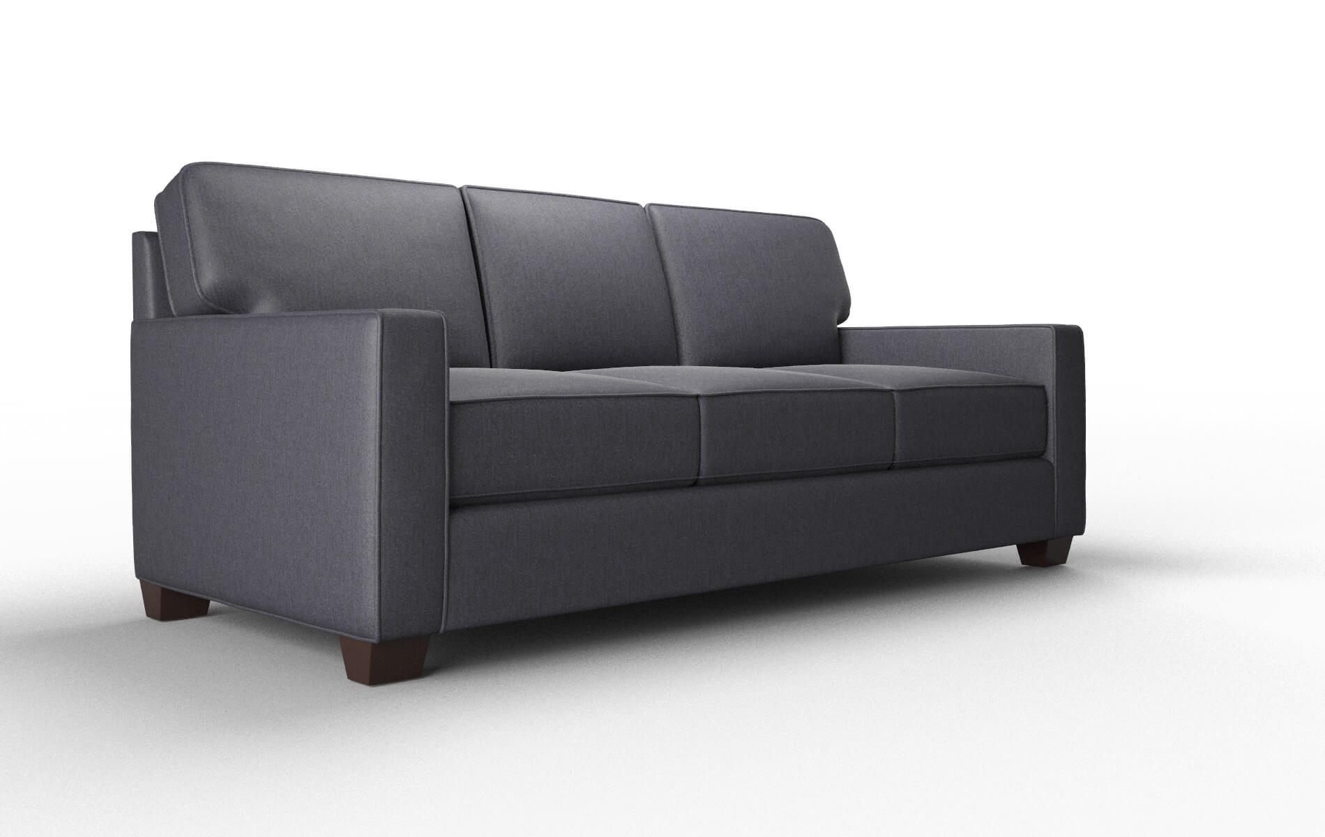 Chicago Sasha Navy Sofa espresso legs 2