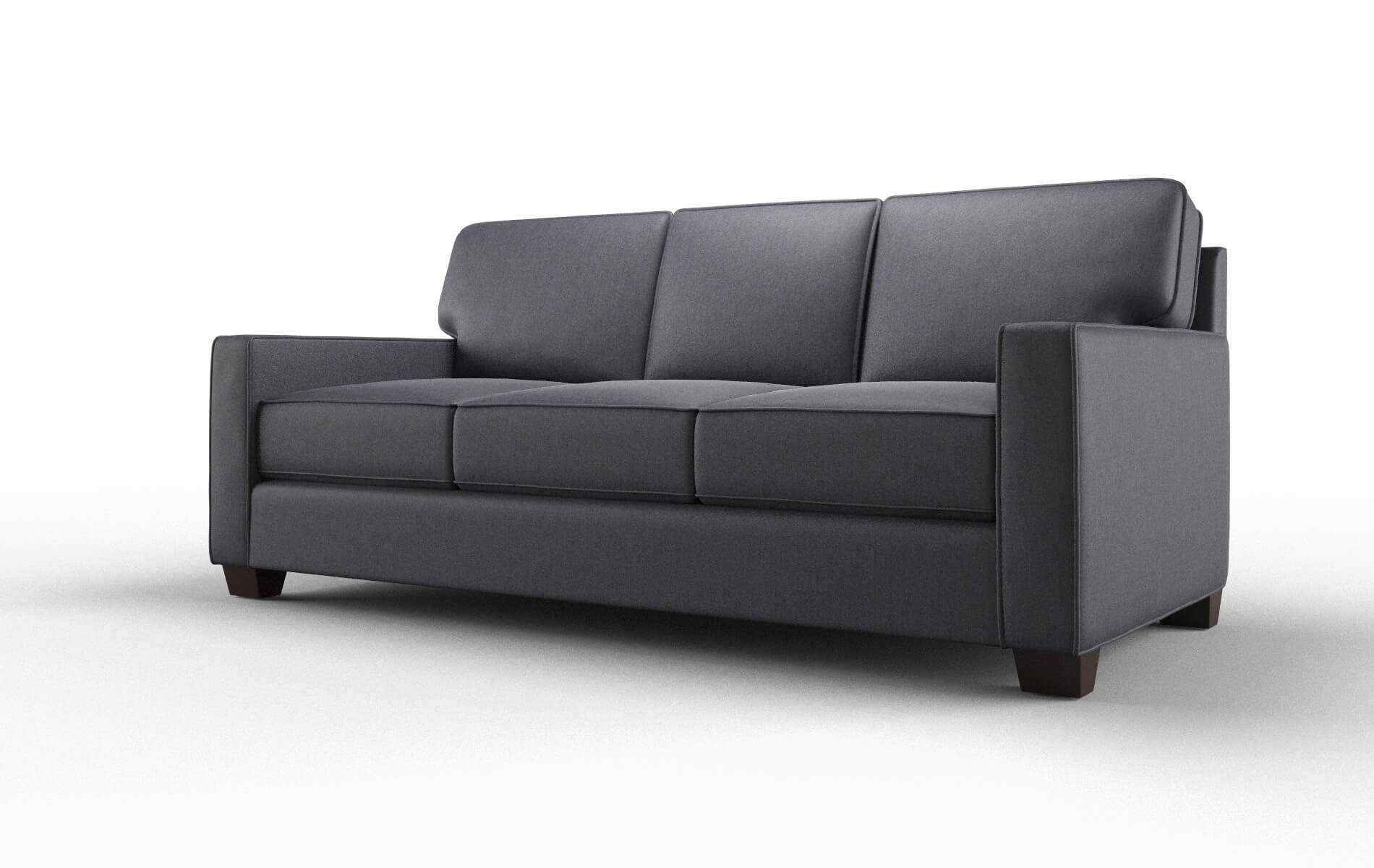 Chicago Sasha Navy Sofa espresso legs 4