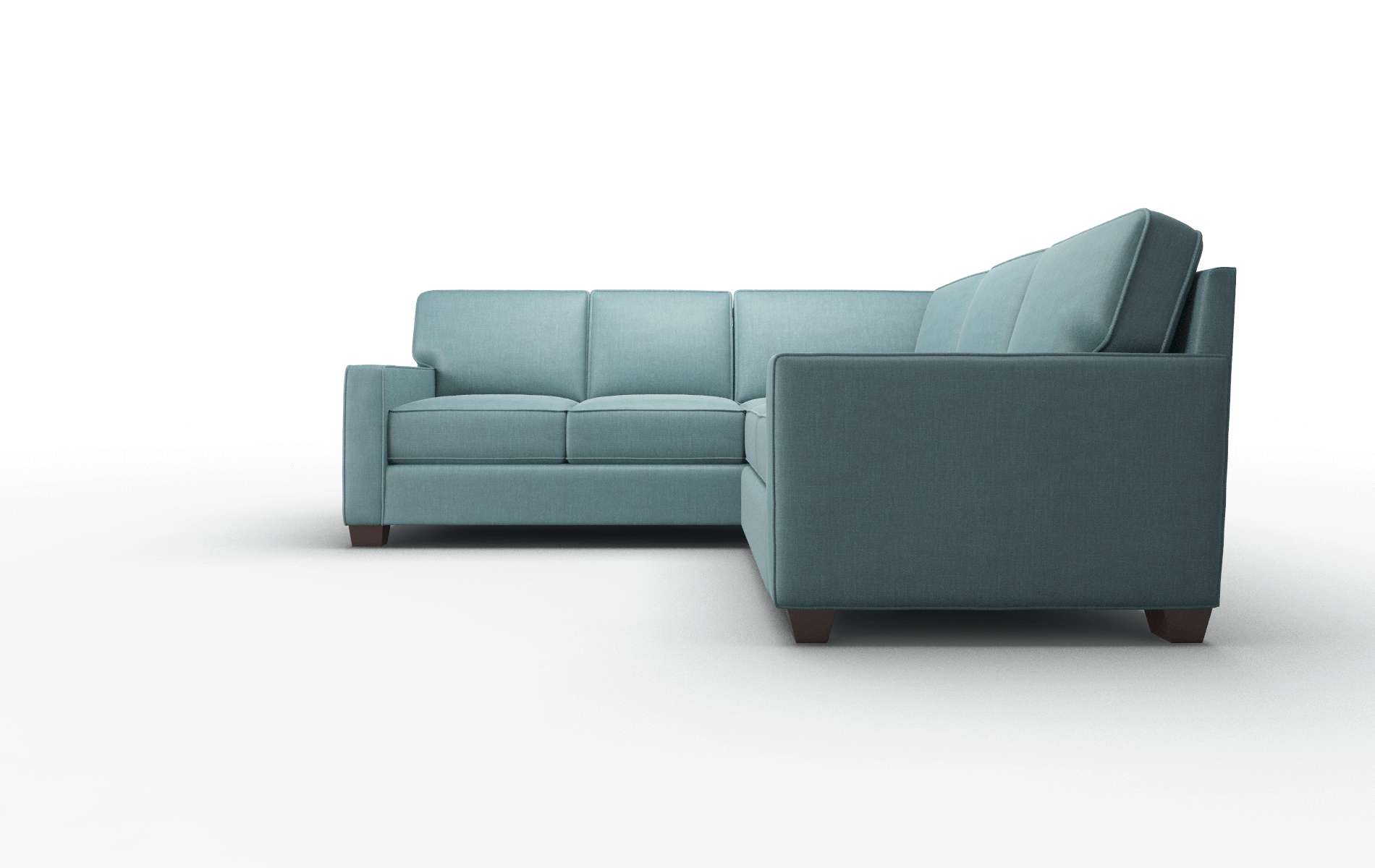 Chicago Simplex Blue_moon Sectional espresso legs 5