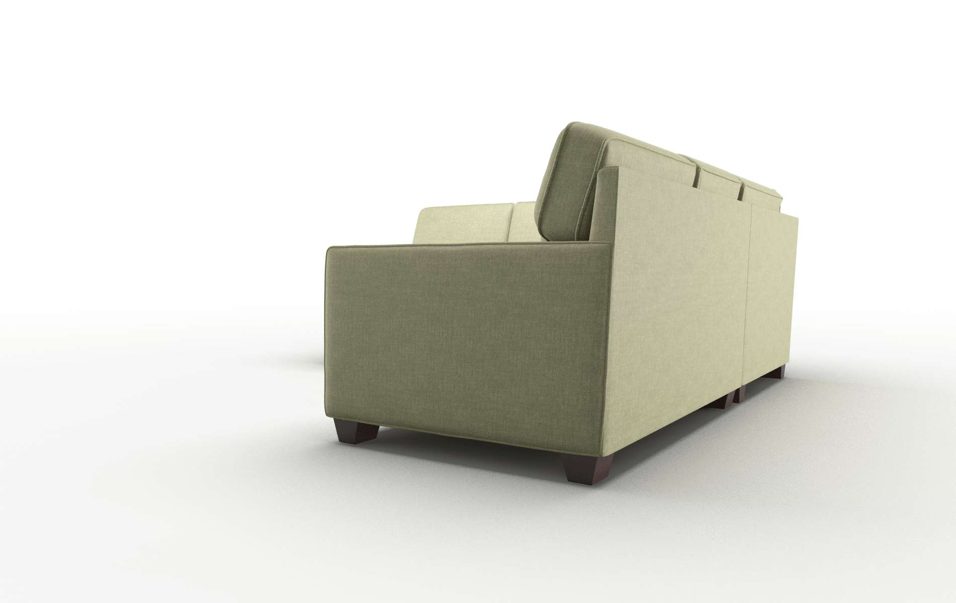 Chicago Simplex Sour_apple Sectional espresso legs 4