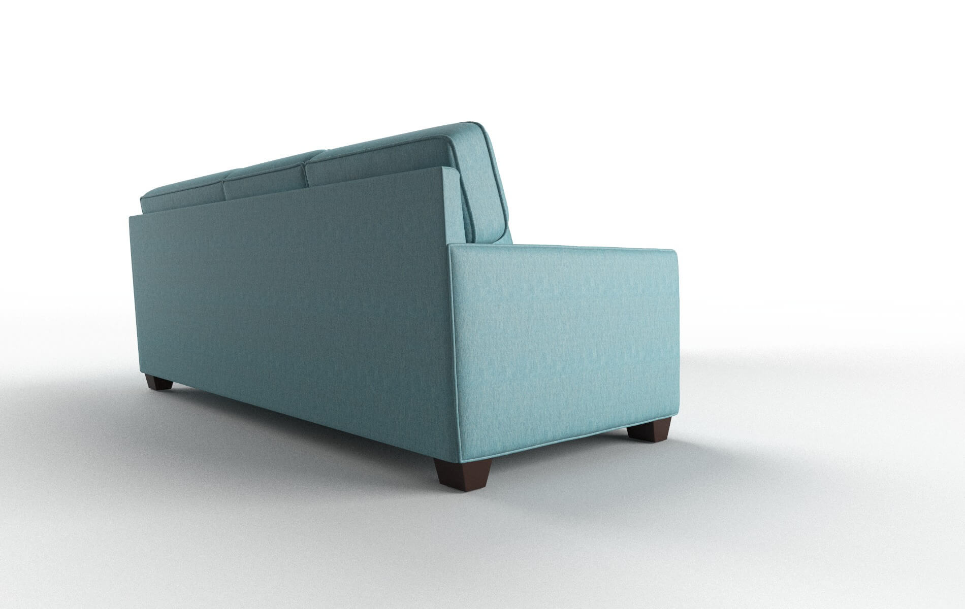 Chicago Sorrento Denim Sectional espresso legs 3