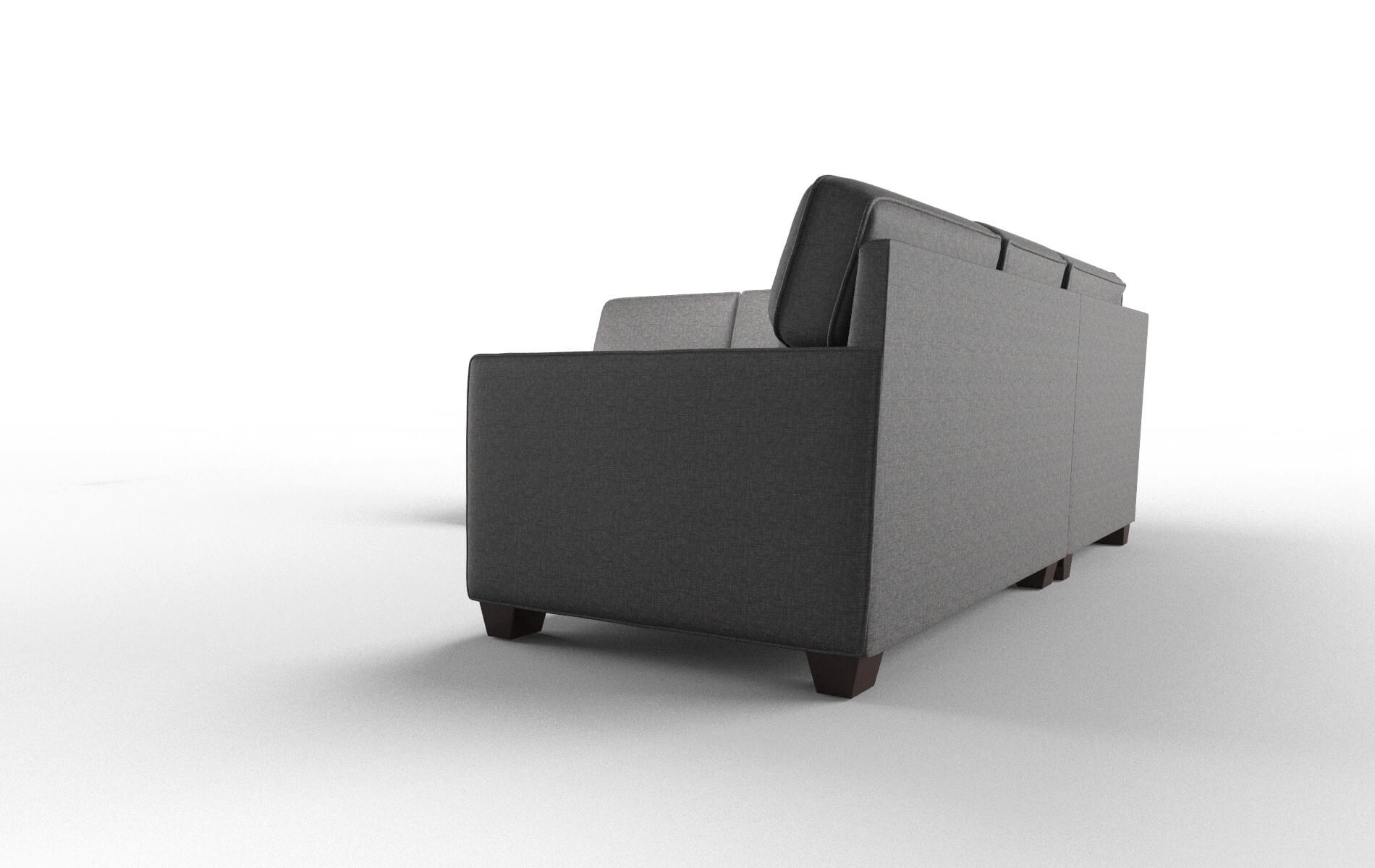 Chicago Sosoftness 51 Sectional espresso legs 4