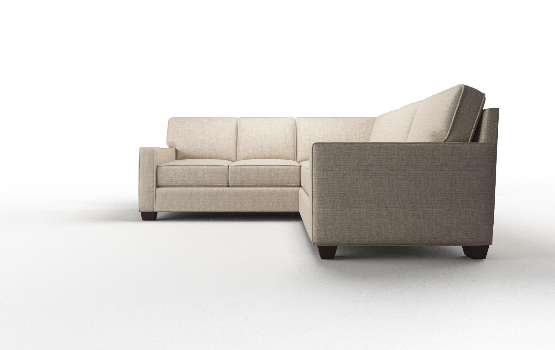 Chicago Sosoftness 74 Sectional espresso legs 5
