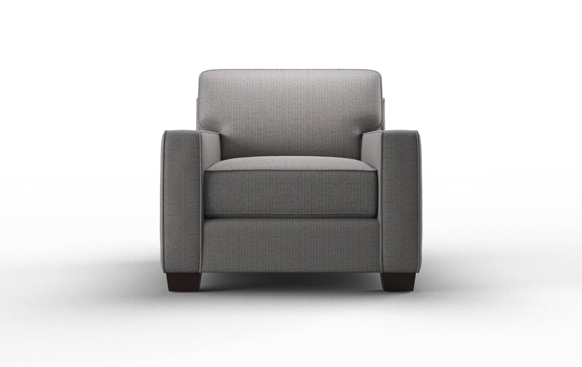 Chicago Terrain Oatmeal Chair espresso legs 1