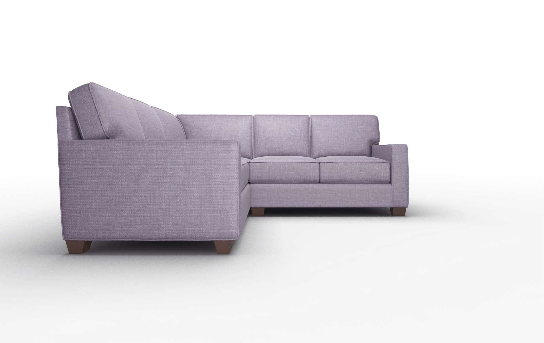 Chicago Tess Blackberry Sectional espresso legs 2
