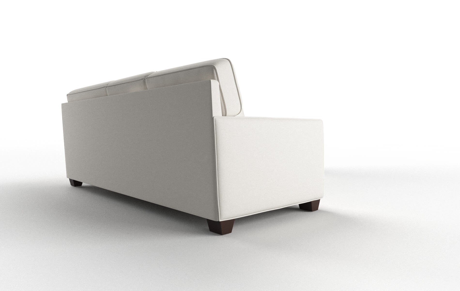 Chicago Venice Eggshell Sectional espresso legs 3