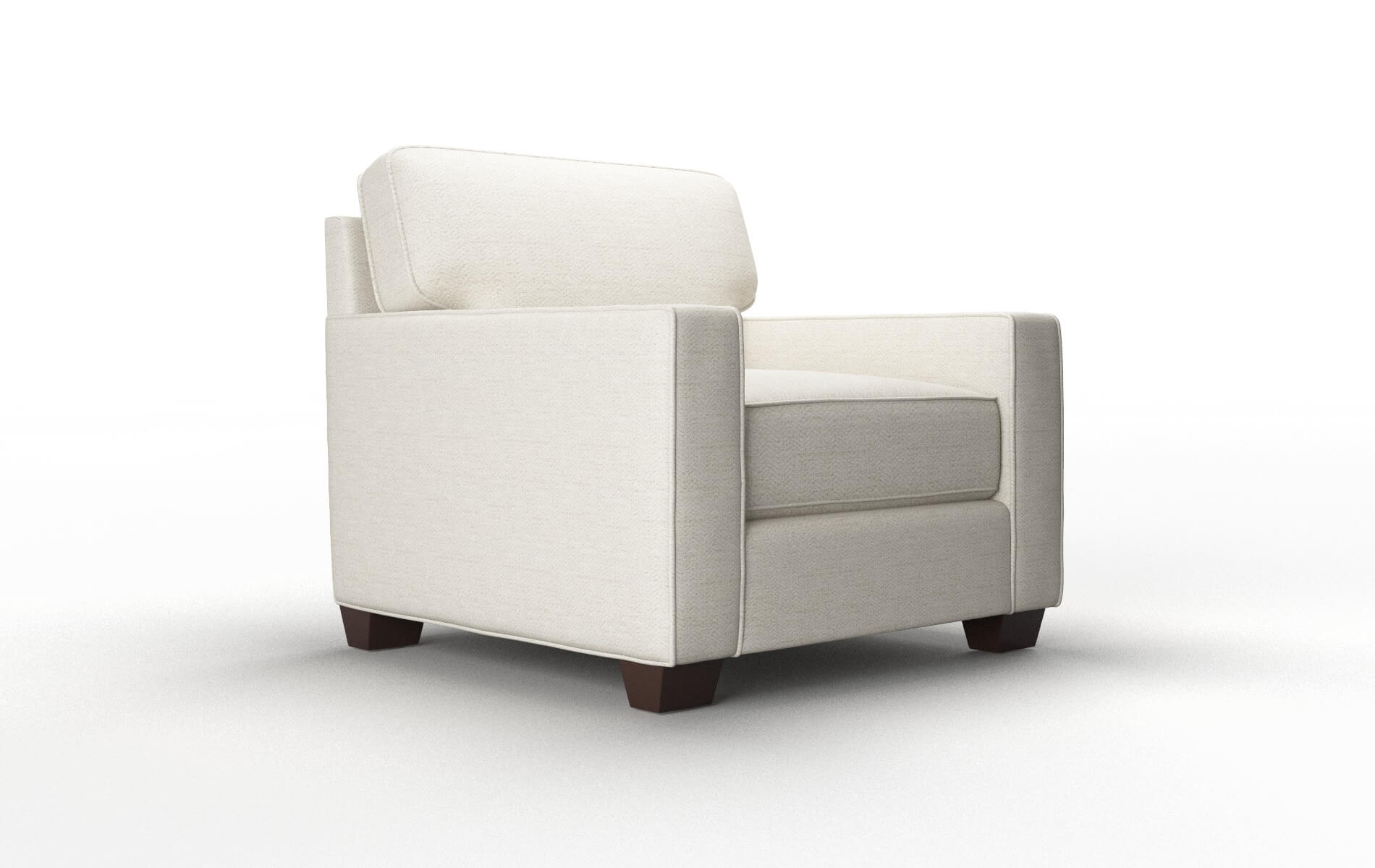 Chicago Venus Cream Chair espresso legs 2