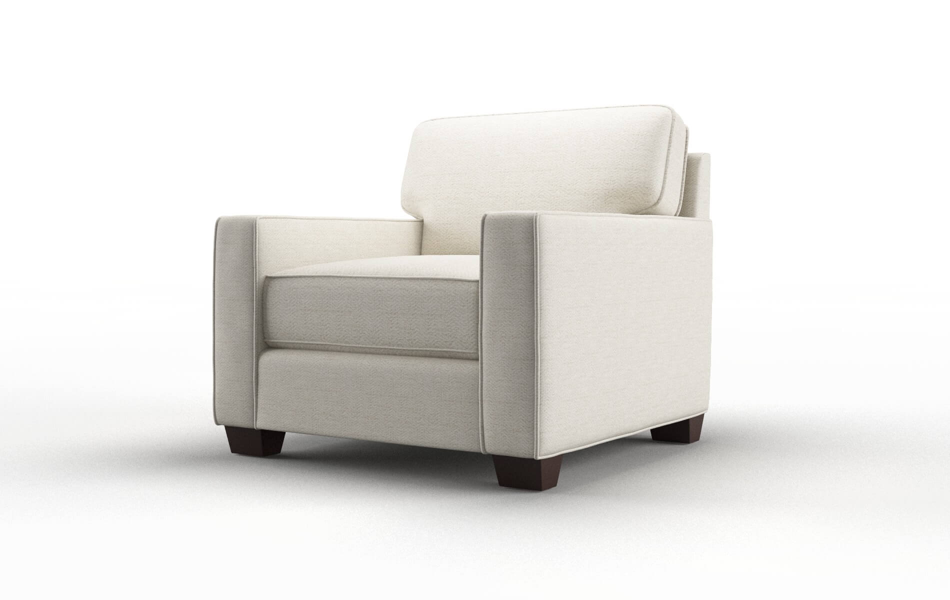 Chicago Venus Cream Chair espresso legs 4