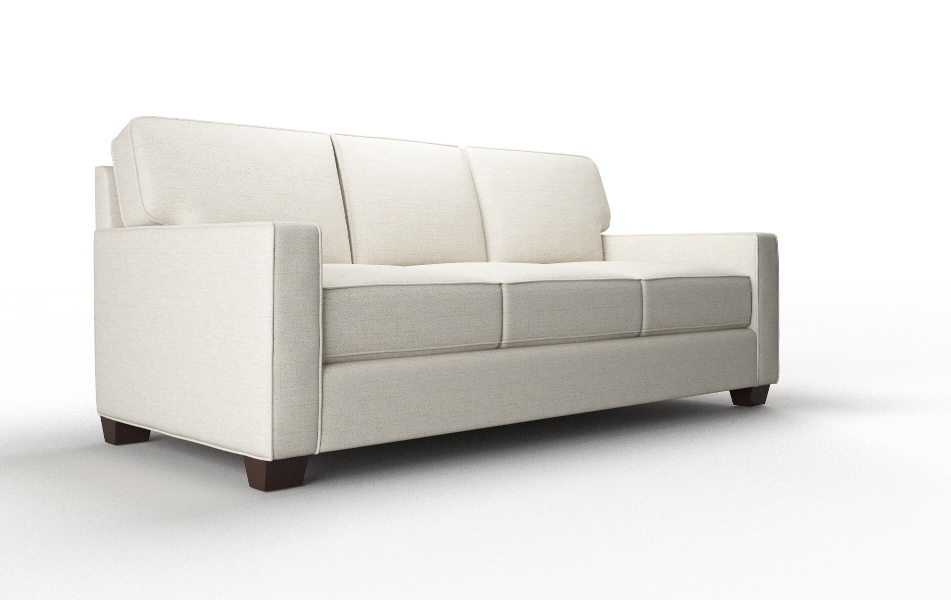Chicago Venus Cream Sofa espresso legs 2