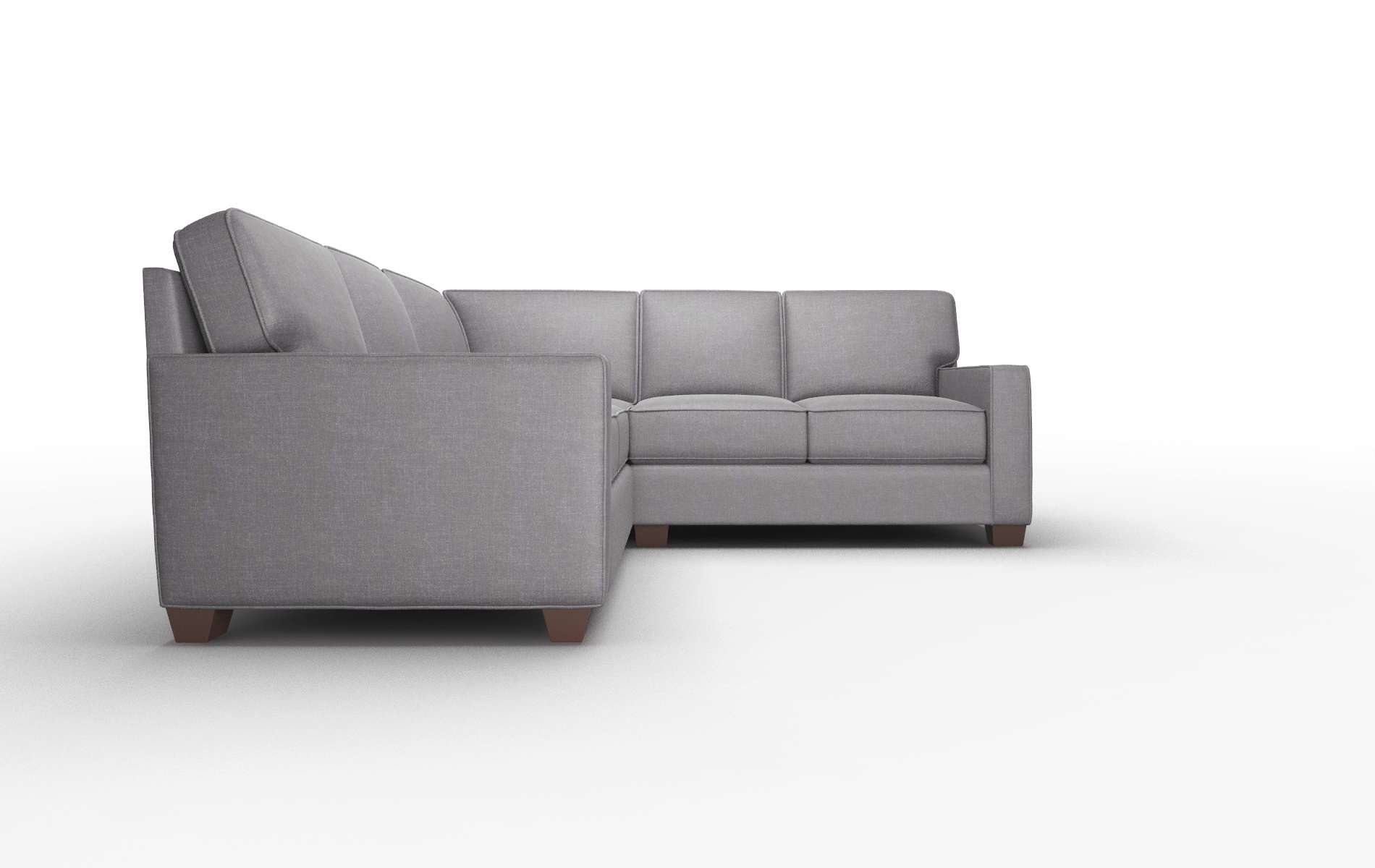 Chicago Venus Onyx Sectional espresso legs 2